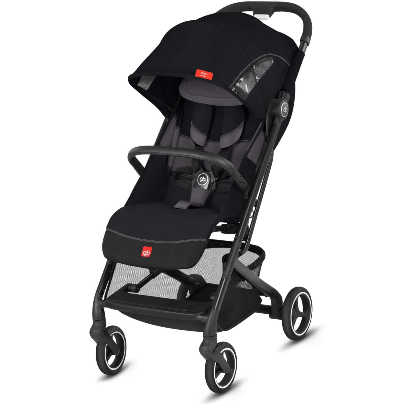 Poussette citadine Qbit + Velvet Black - Good Baby Gold