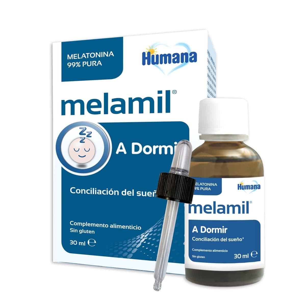 Melamil, melatonina para niños pura que ayuda a conciliar el sueño