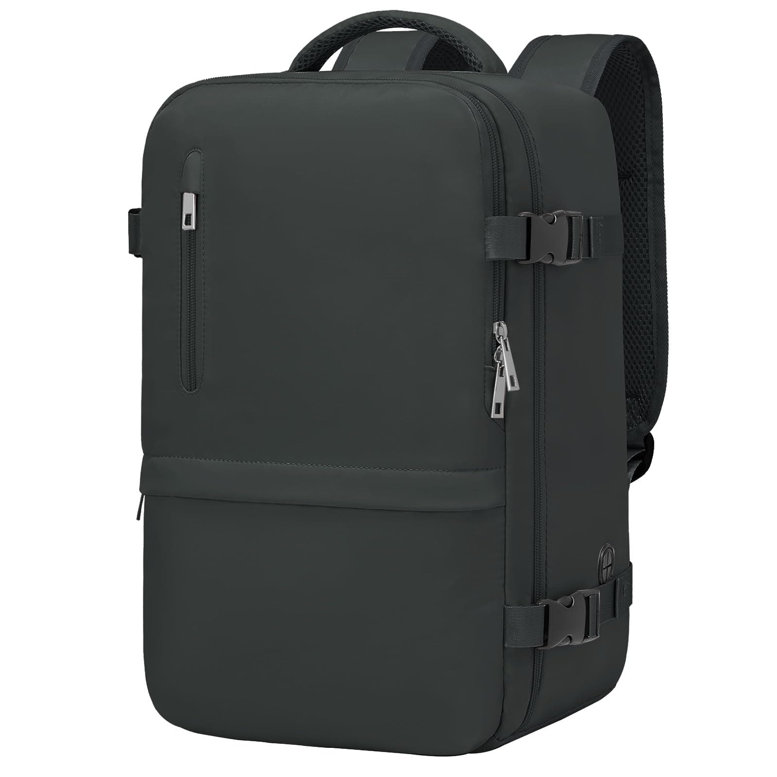 Xkdoai Zaino 40x30x20 per Ryanair Zaino da Viaggio Bagaglio a Mano 40x30x20 Ryanair con Borsa Antifurto e Tasca per Bottiglie per Viaggi Brevi Inchiostro Nero