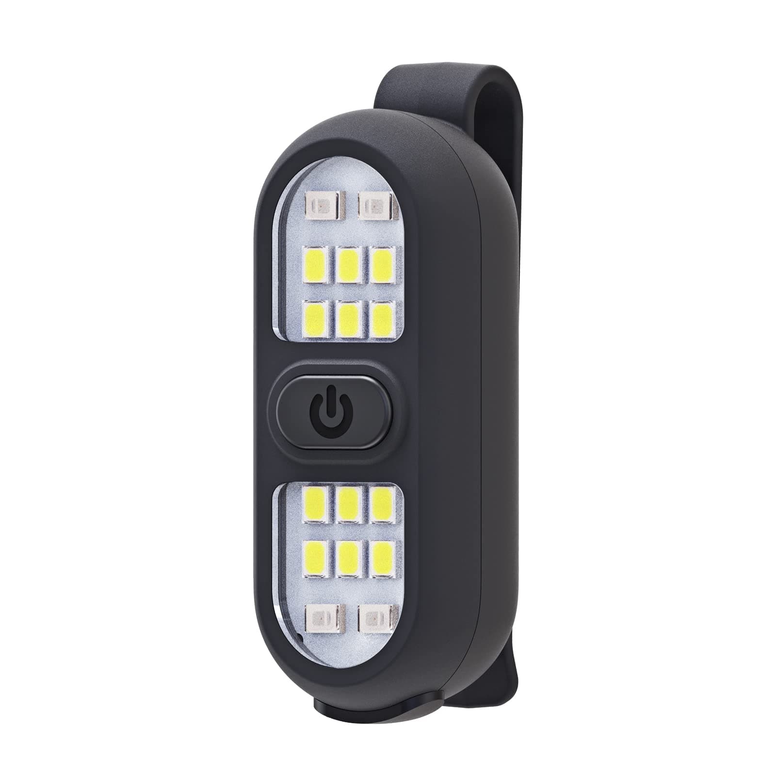 Lampe torche à clip, lampe de course pour coureurs, lumières de sécurité rechargeables pour marcher la nuit, lampe mains libres, lumière LED portable de travail, avertissement clignotant, camping