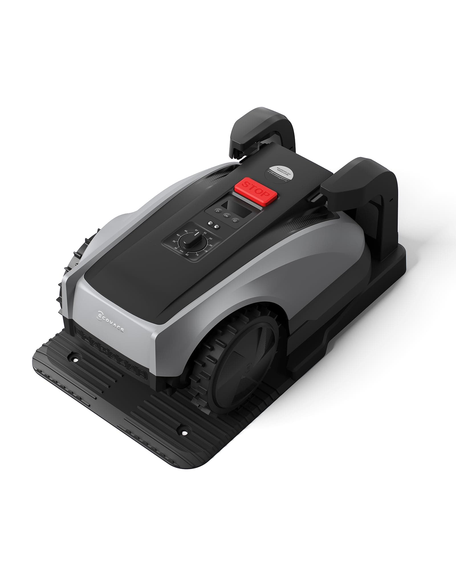 ECOVACS Goat O600 Robot Tosaerba Senza Cavi Perimetrali, Per Aree Fino A 600 M², Navigazione RTK+Vision, Evitamento Degli Ostacoli Tramite IA, Controllo via App, Passaggio In Spazi Stretti Fino A 0,7M