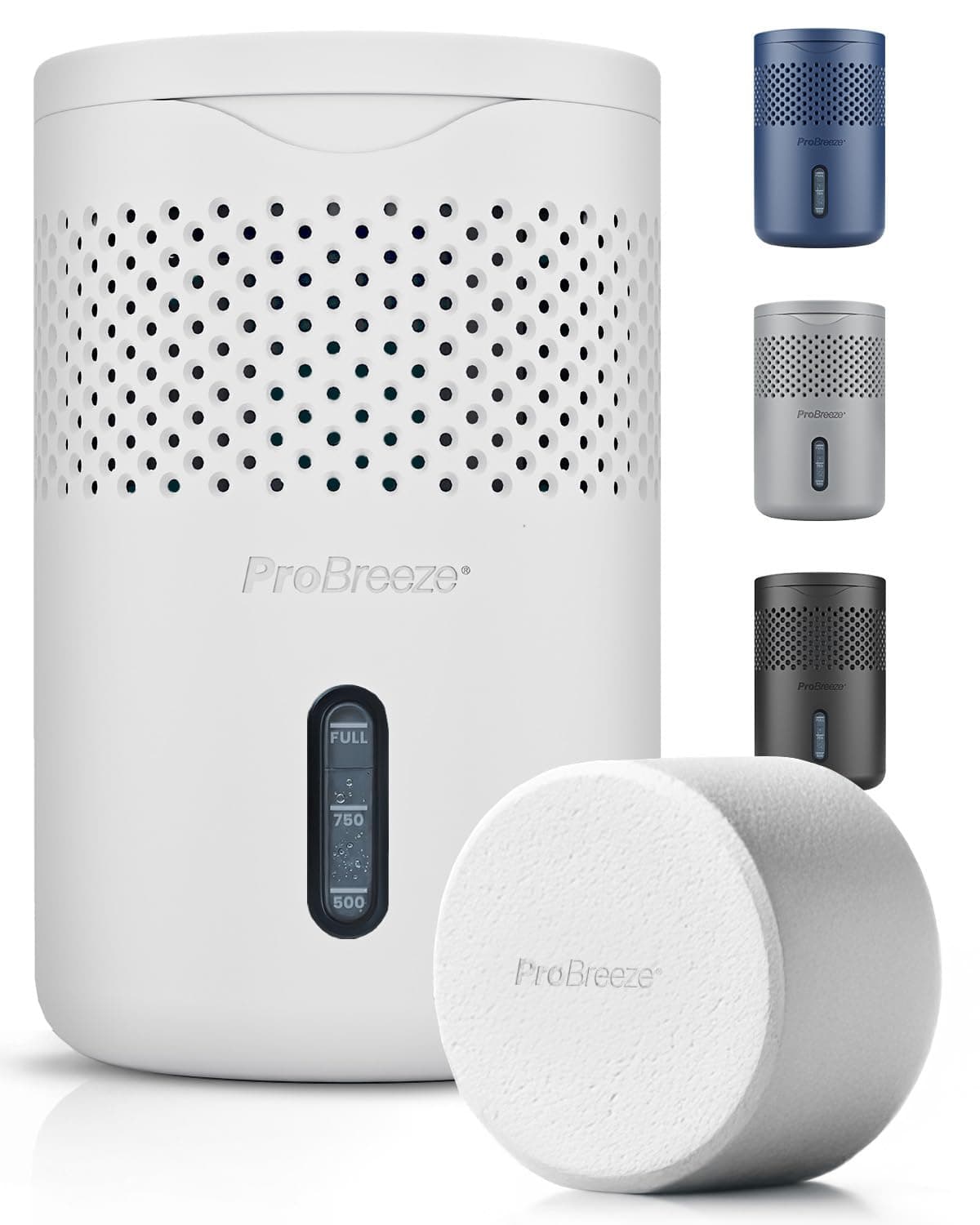 Pro Breeze Osmo Deshumidificateur d Air, Absorbeur d'Humidité – Silencieux & Réutilisable contre l’Humidité – Avec Recharge – Sans Électricité pour Maison Chambre Voiture Salle de Bain