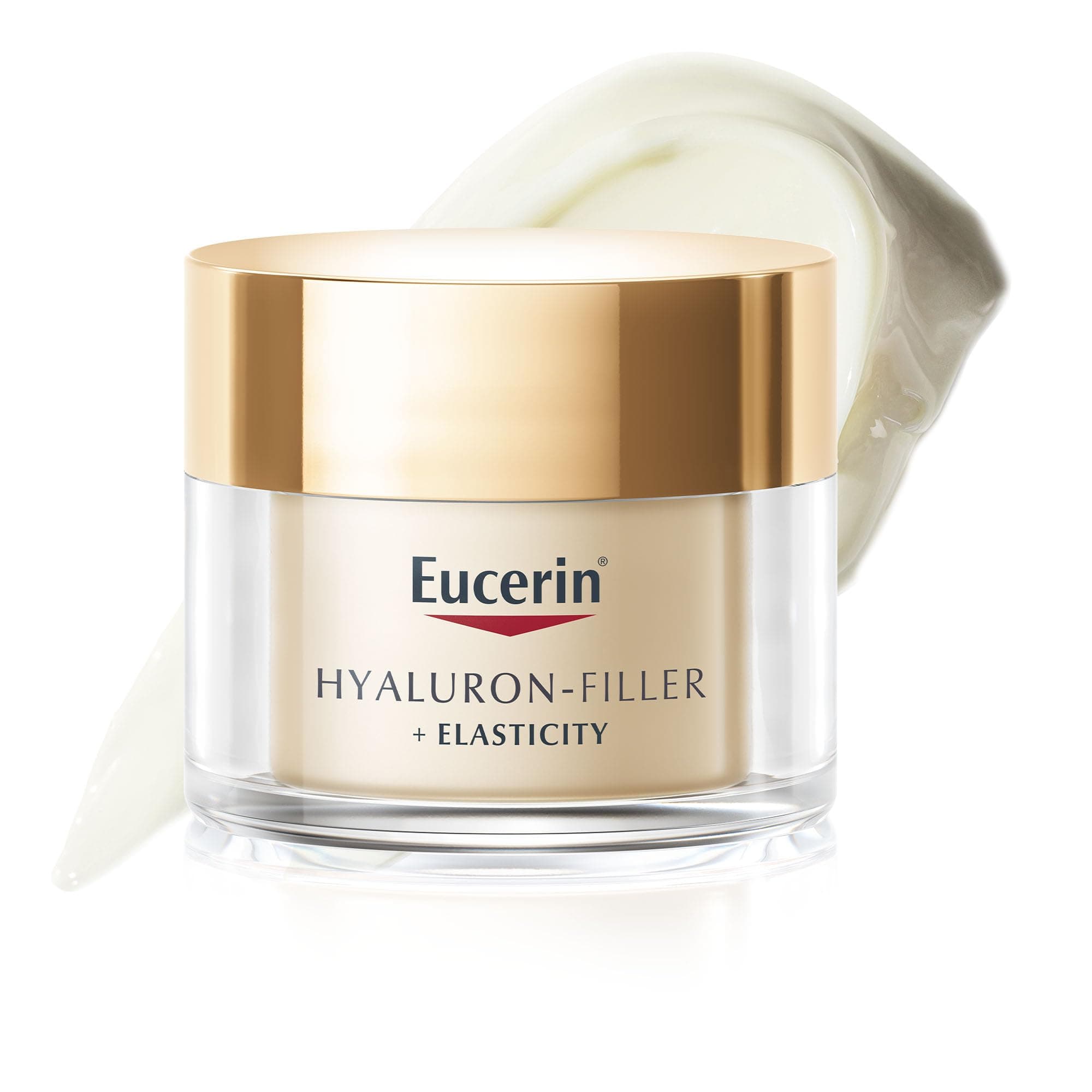 Eucerin Hyaluron-Filler + Elasticity Tagespflege LSF 30 50 ml, Anti Aging Tagescreme reduziert Falten und Pigmentflecken, pflegende Gesichtscreme mit Hyaluronsäure, Kollagen und Thiamidol