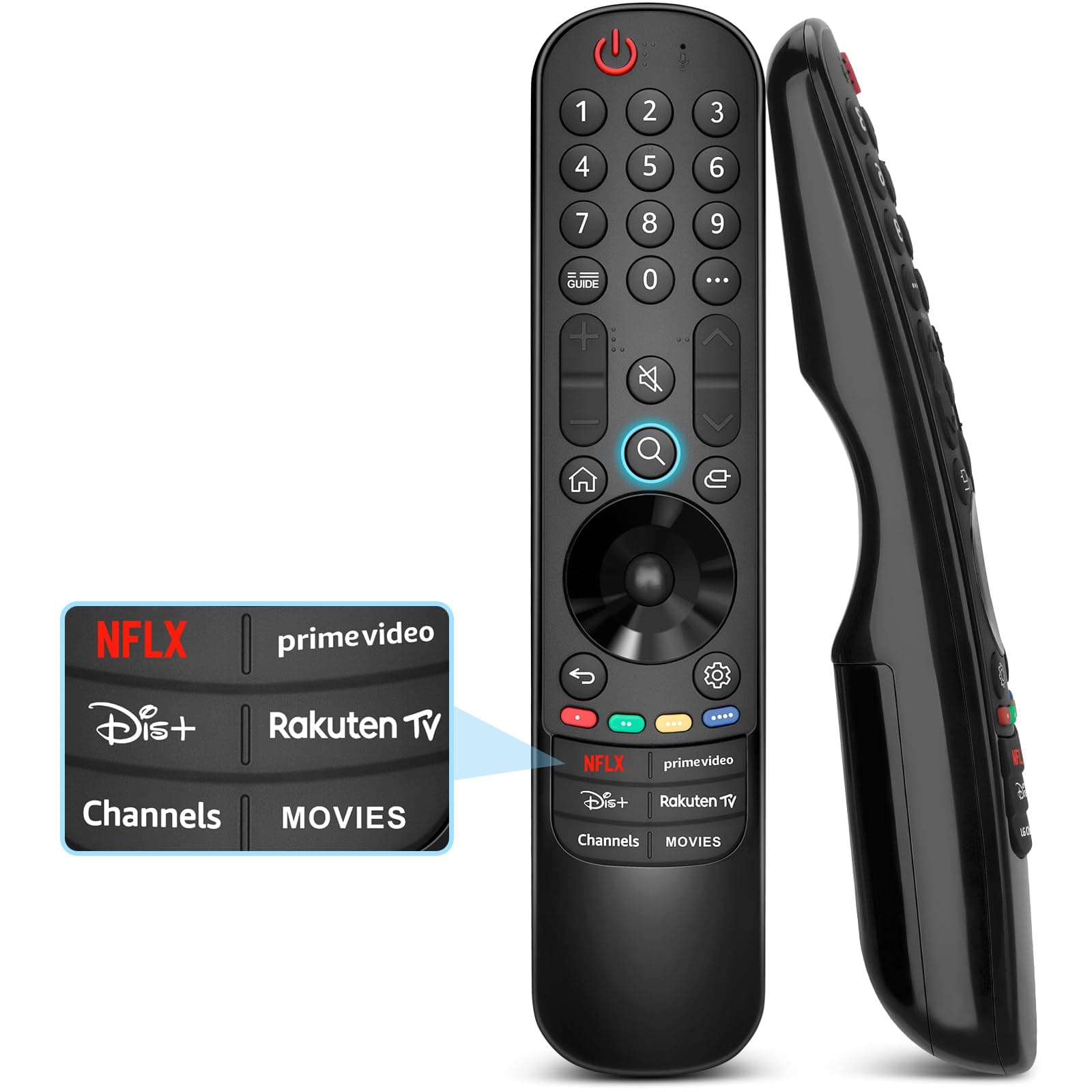 Universal para Mando LG Smart TV,Mando a Distancia para Todos los Televisión LG Original Magic Control MR24GA MR23GA MR22GN MR21GA
