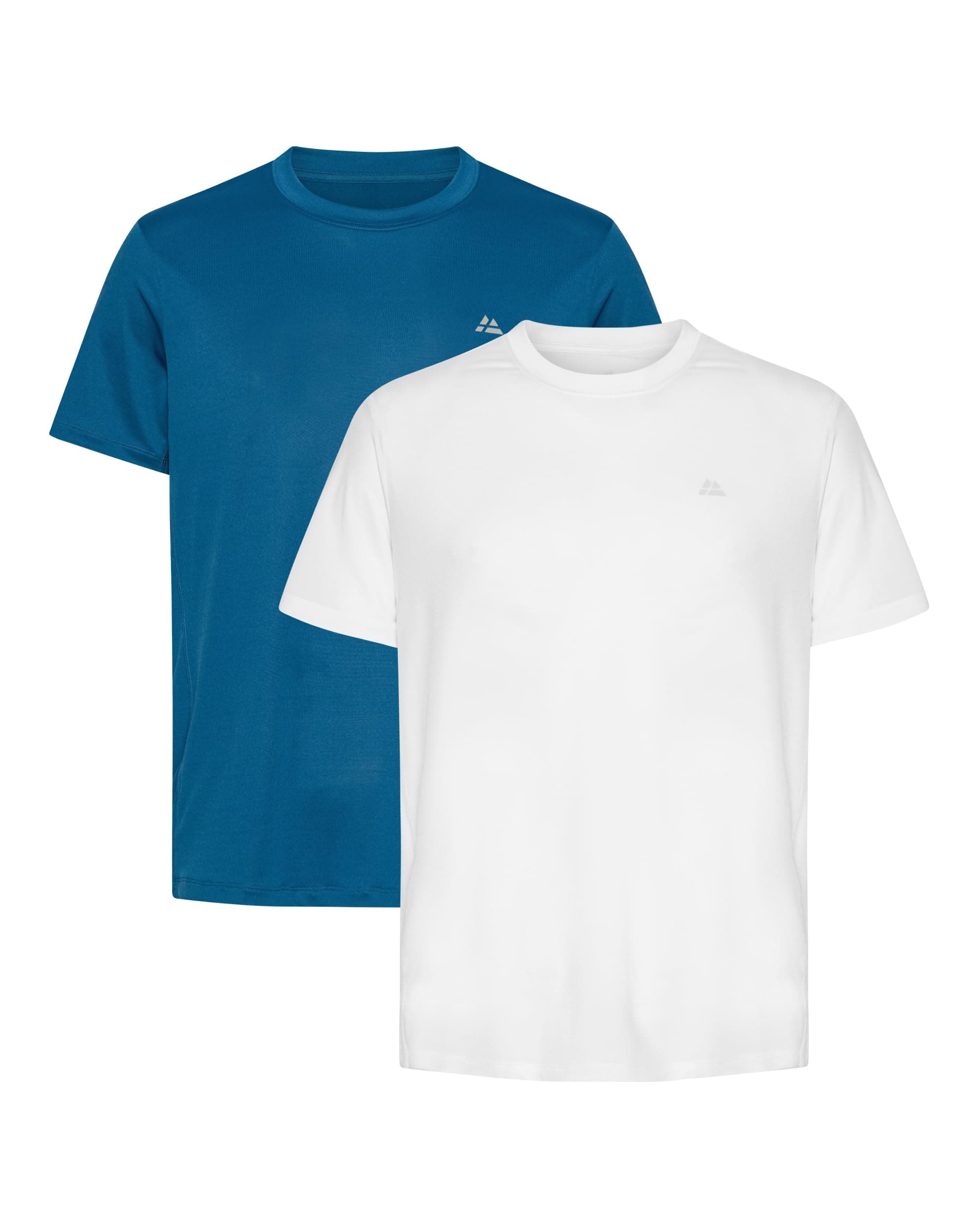 DANISH ENDURANCE Sport Tshirt Herren, Laufshirt, Muskelshirts, Funktionsshirt, Activewear für Männer, Leicht & Atmungsaktiv, 1er oder 2er Pack