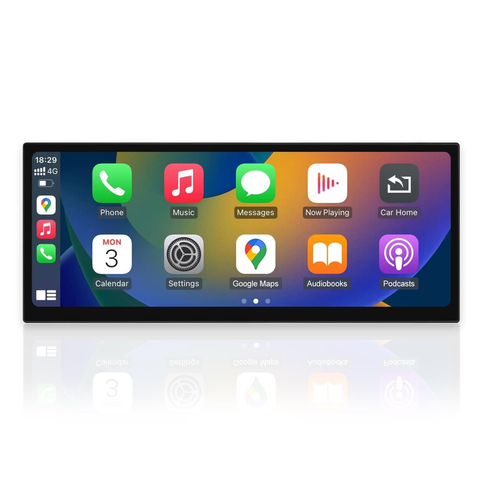 Road Top 12.3 inch Car Radio sans Fil CarPlay Ecran Tactile pour Audi Q3 2013-2018 Année, écran multimédia stéréo pour Autoradio, Soutien pour sans Fil Android Auto, Navigation, Mirrorlink