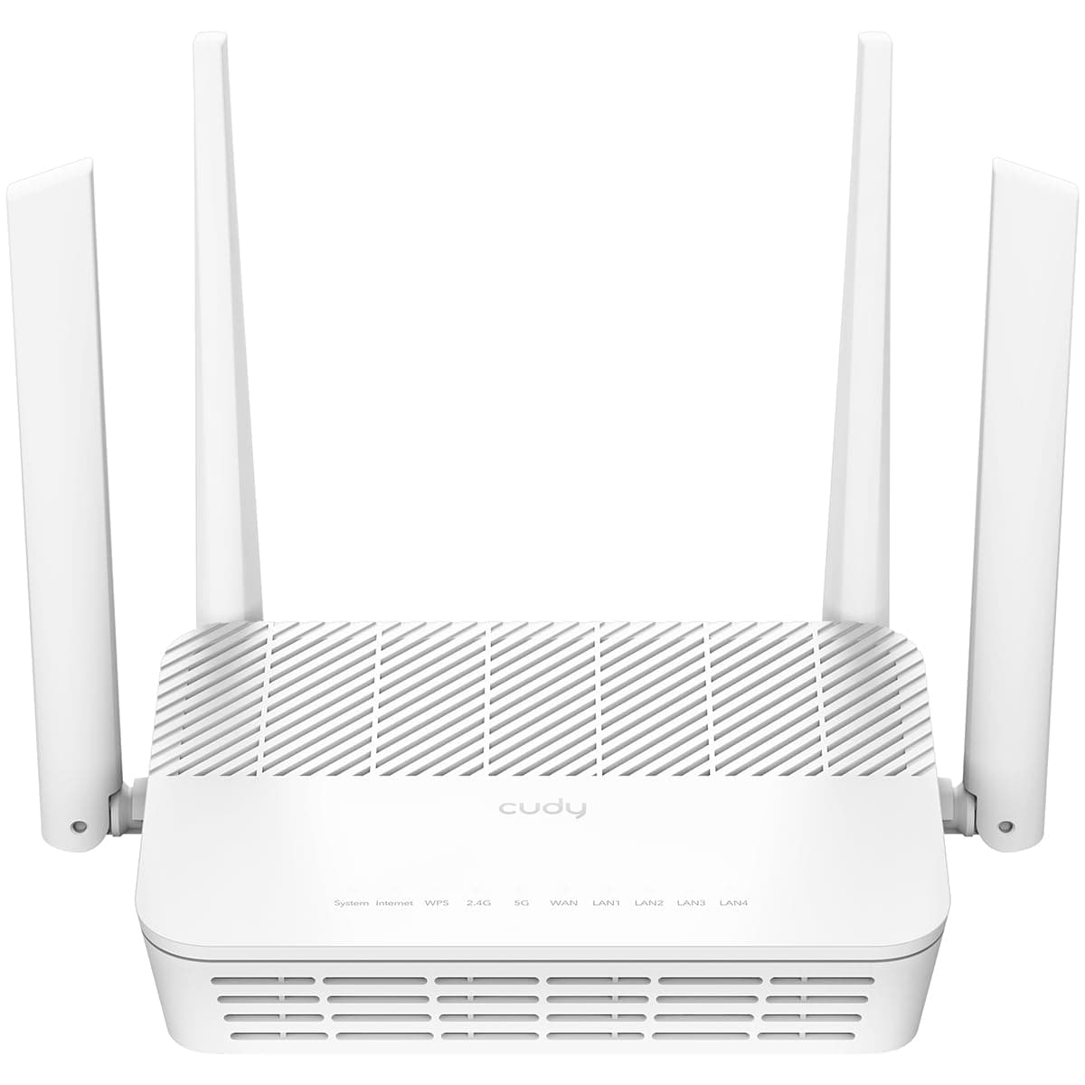 Cudy WR3000S AX3000 Enrutador De Malla, Doble Banda 6, 5 Puertos Gigabit RJ45, 4 Antenas, MU-MIMO, OpenVPN, Wireguard, Zerotier, Ipsec VPN, Aplicación Control