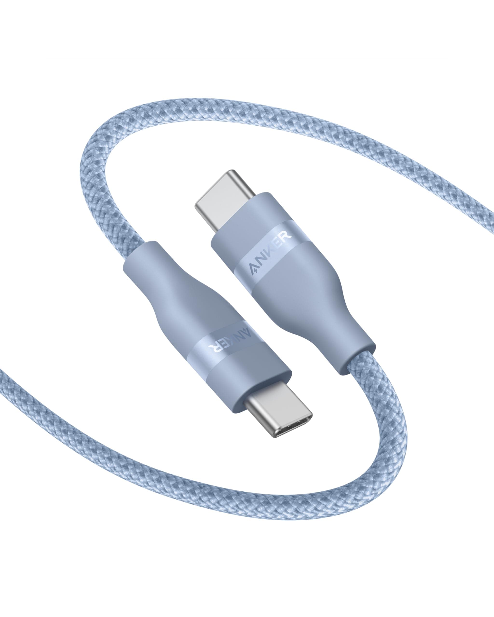 Anker Nano 240W USB C auf USB C Kabel, [1 Stück 1,8m] PD 3.0 Schnellladekabel USB C Kable, flexibel farbig geflochten, für iPhone 17 Pro/16/15 Serie, Samsung Galaxy S25/S24, MacBook Pro/Air und mehr