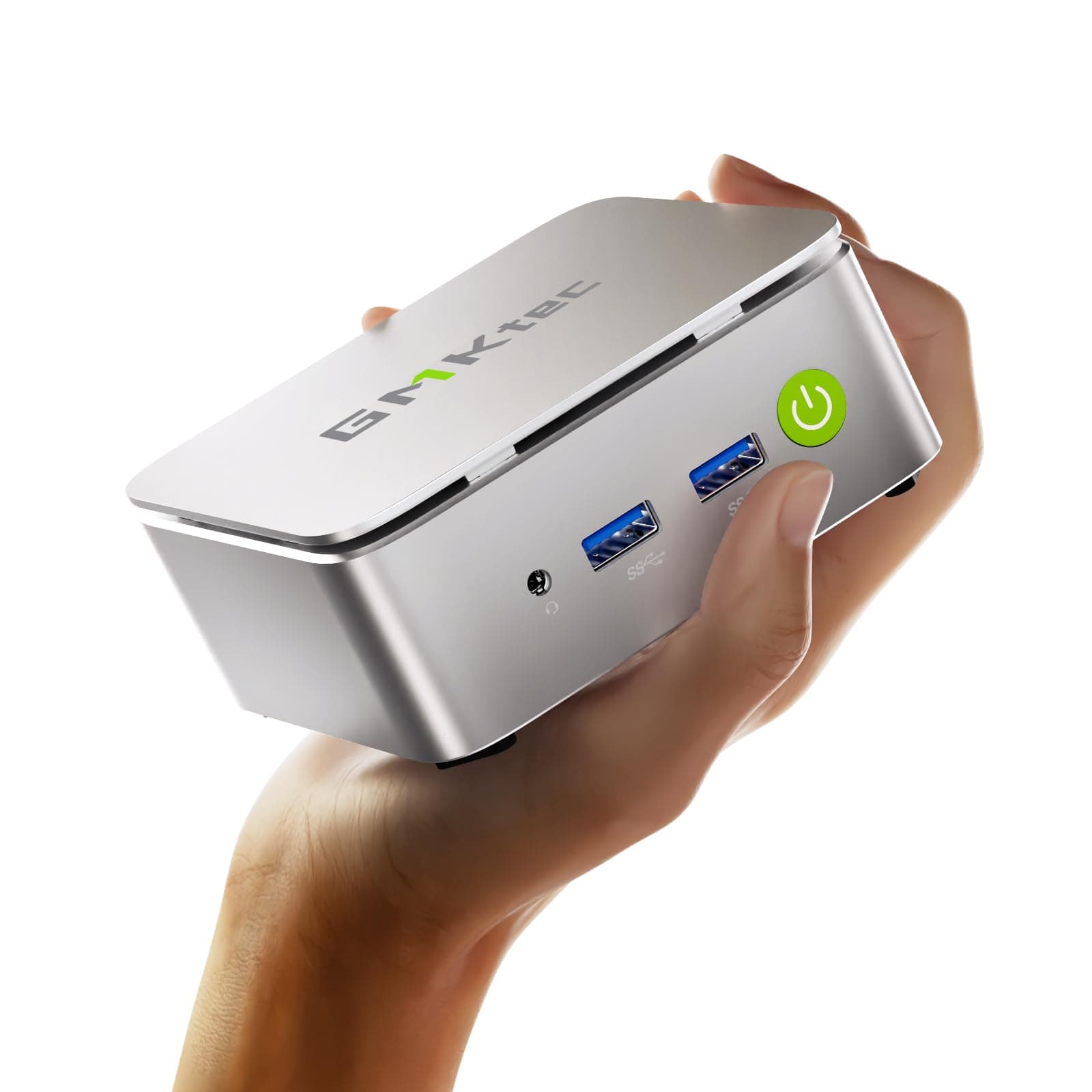 GMKtec Mini PC AMD Ryzen 5 W11 Pro 3500U (Plus performant Que Les 4300U/N150/N100/N95 4C/8T 4,50 GHz), Mini-Ordinateur G10, 16 Go de RAM DDR4 + SSD PCIe 3.0 x4 de 512 Go,Wi-FI 5/USB 3.2/USB-C/BT 5.0