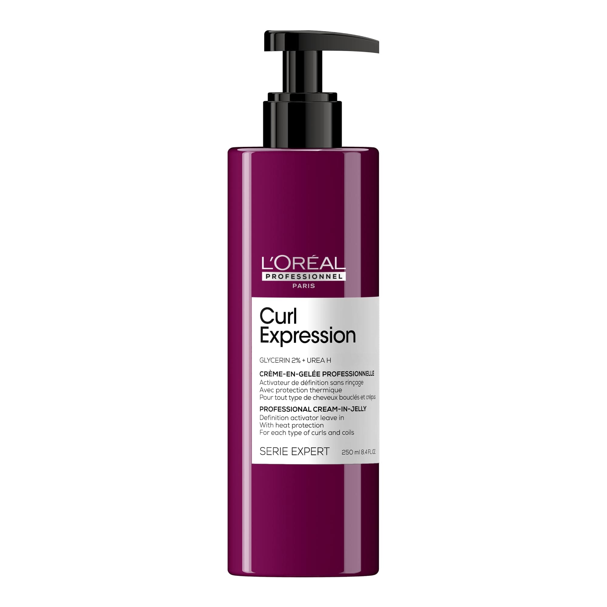 L'OREAL PROFESSIONNEL - Curl Expression - Cheveux Ondulés, Bouclés, Frisés & Crépus - Définit & Protège - Effet Thermoprotecteur Jusqu'à 230°C