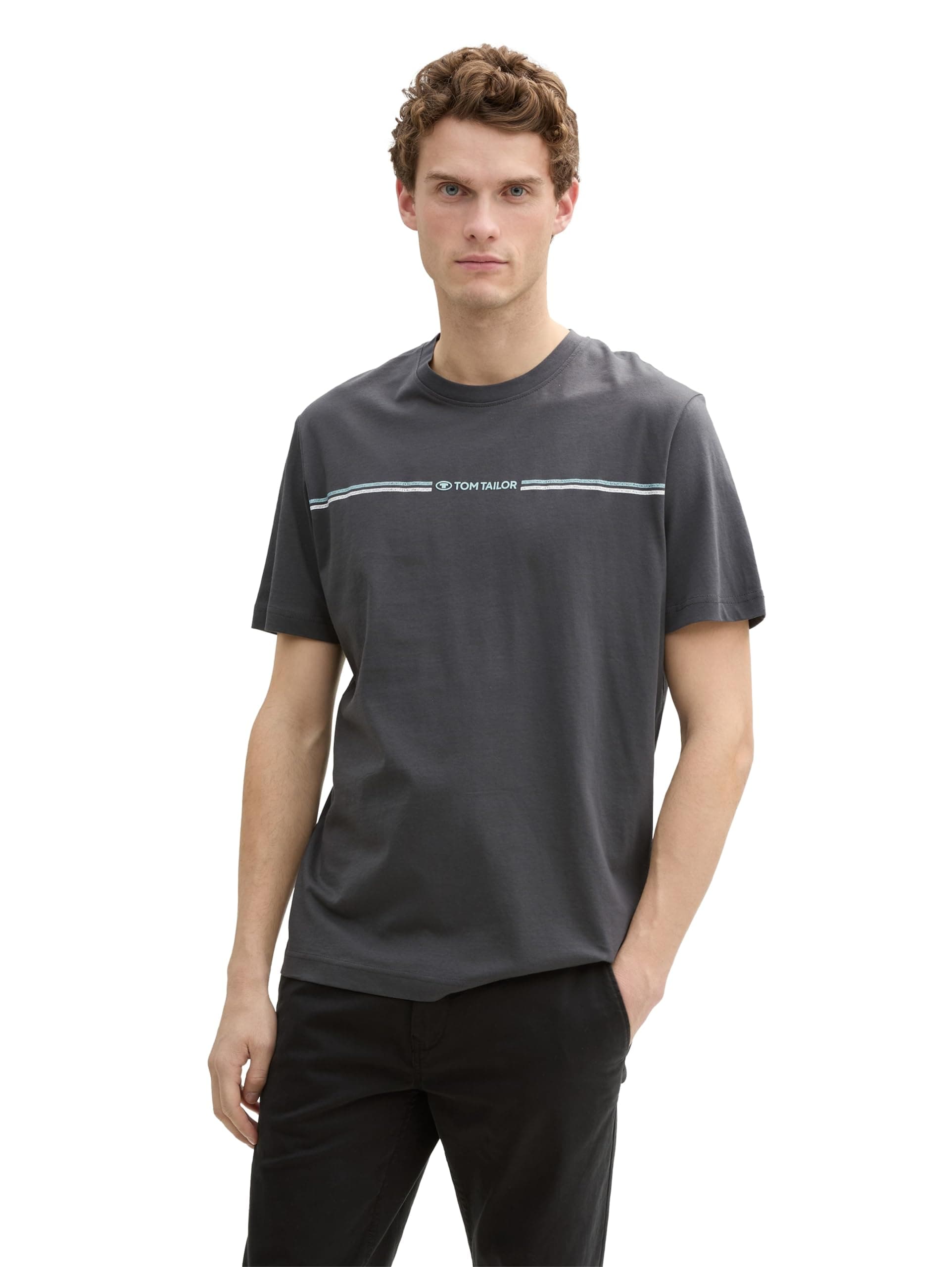 TOM TAILOR Herren T-Shirt mit Print