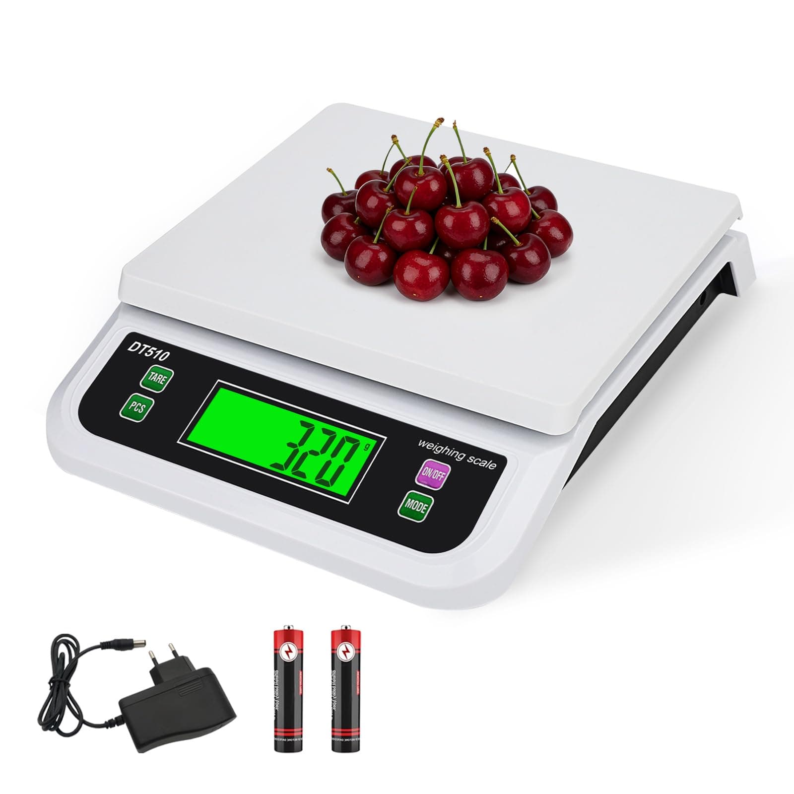 LICHUXIN Balances de Cuisine 30kg/1g, avec PCS et Tare Fonction pèse Aliment Cuisine Precis, avec 6 Unités Écran LCD Professionnelle Balance Cuisine Boulangerie, pour Alimentaire Multifonctionnel