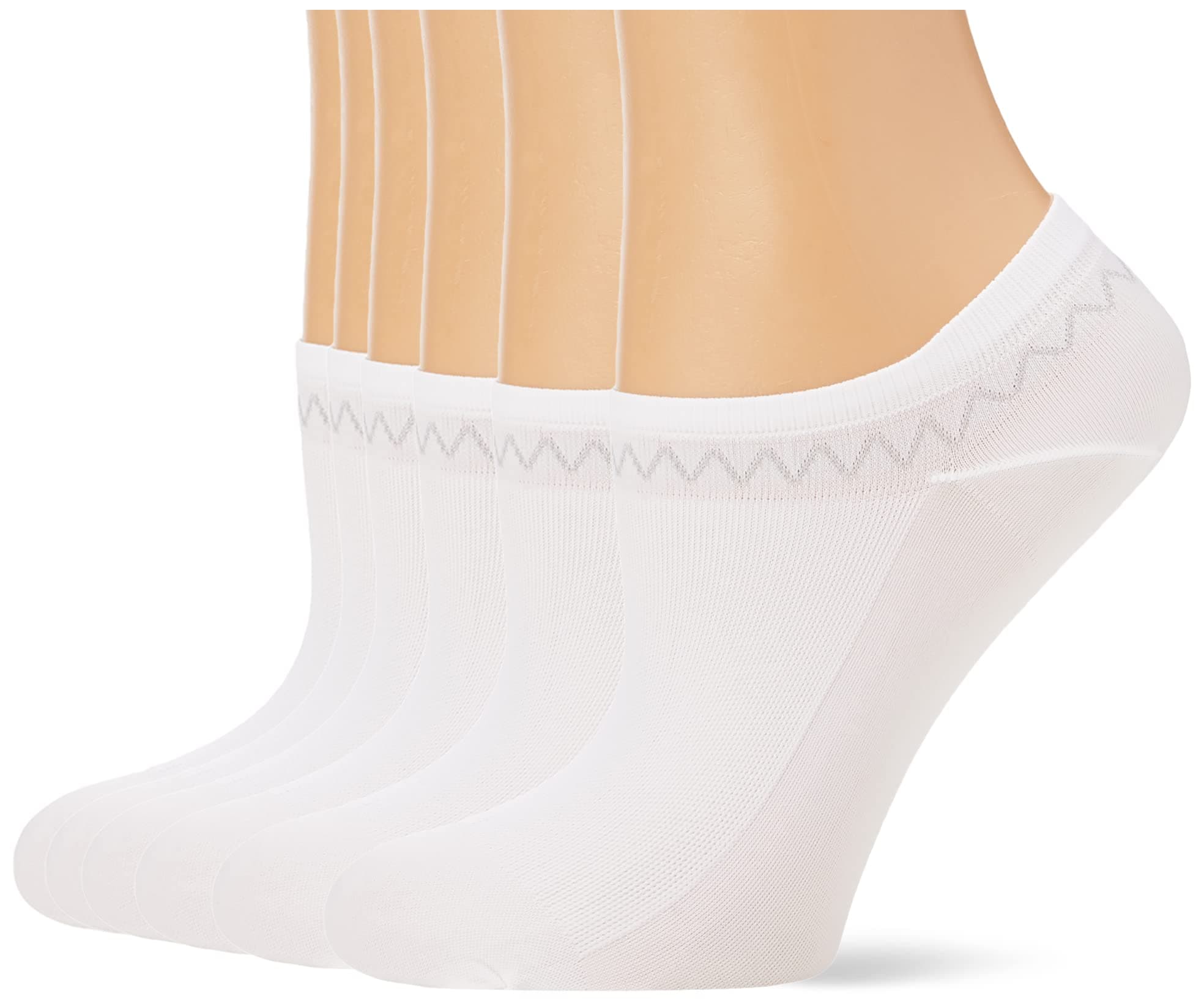 Nur Die 6er Feines Schuhsöckchen weiche & strapazierfähige kurze Socke atmungsaktiv Sneaker-Socke Damen