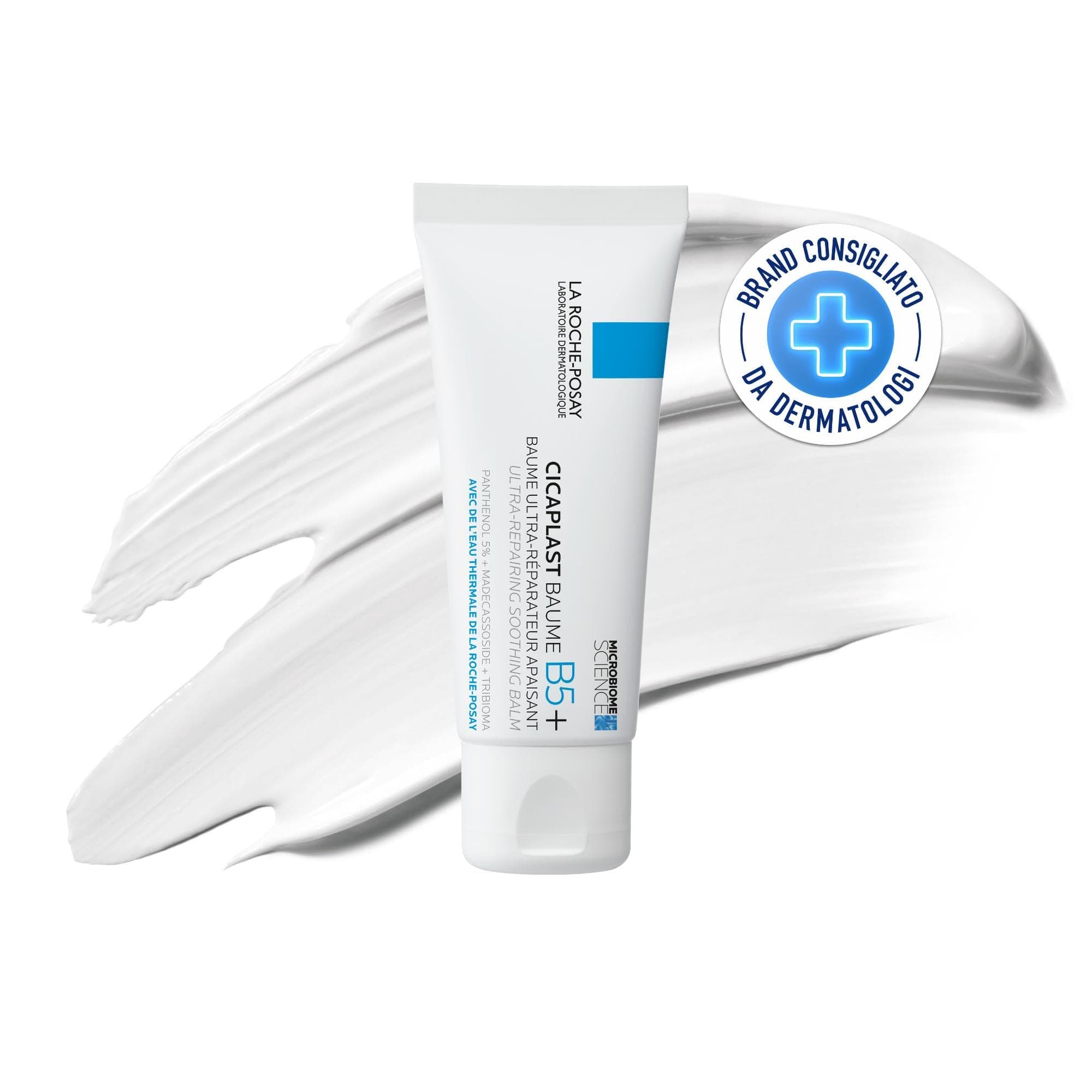 La Roche-Posay Cicaplast Baume B5+, Balsamo Viso e Corpo Riparatore, Adatto a Pelli Secche e Sensibili, Azione Anti-rossore, Effetto Lenitivo, Formula con Tribioma e Prodotti Correlati