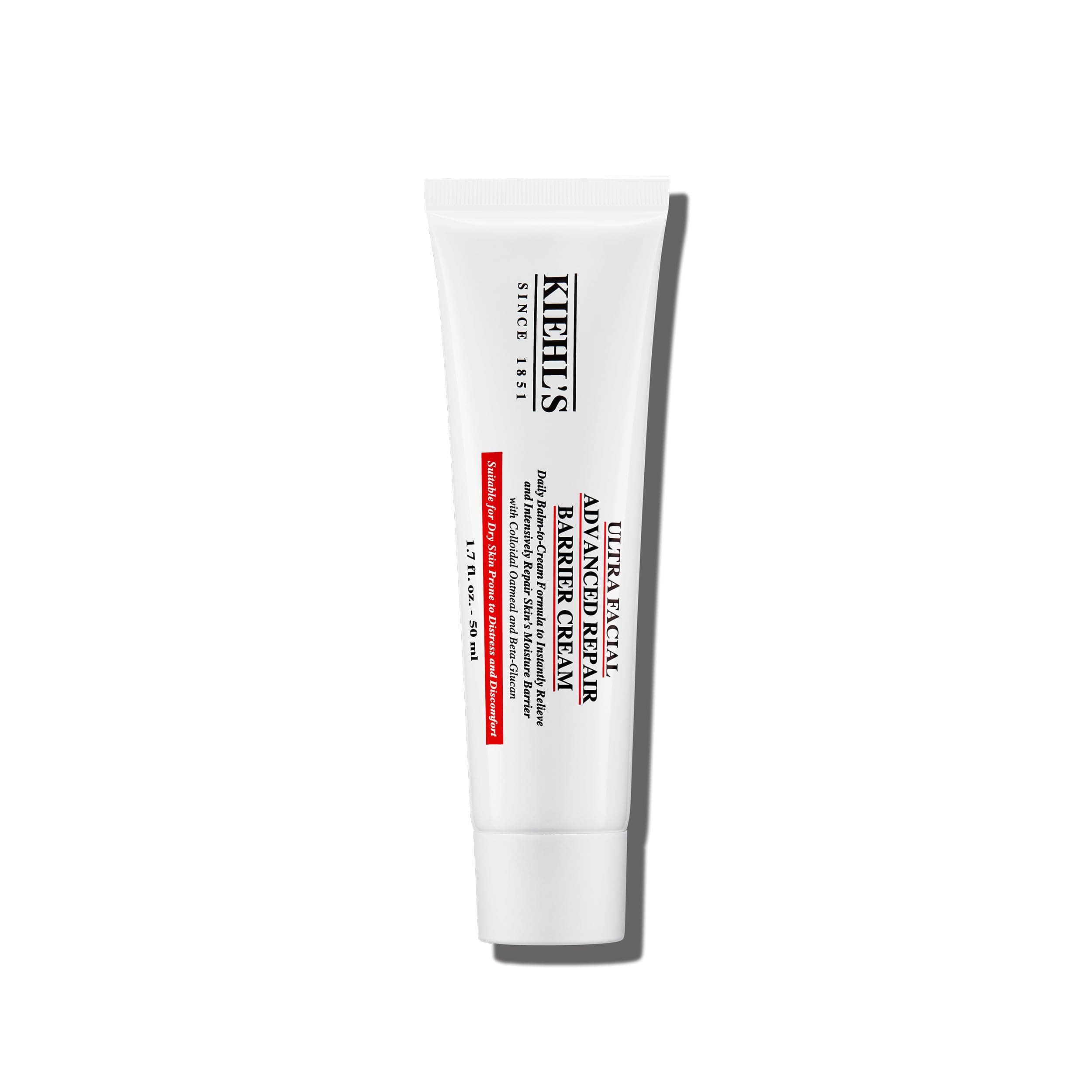 KIEHL'S Ultra Facial Advanced Repair Barrier Cream, 50 ml, intensiv pflegende Gesichtscreme für sehr trockene, empfindliche Haut, mit kolloidalem Hafer-Mehl