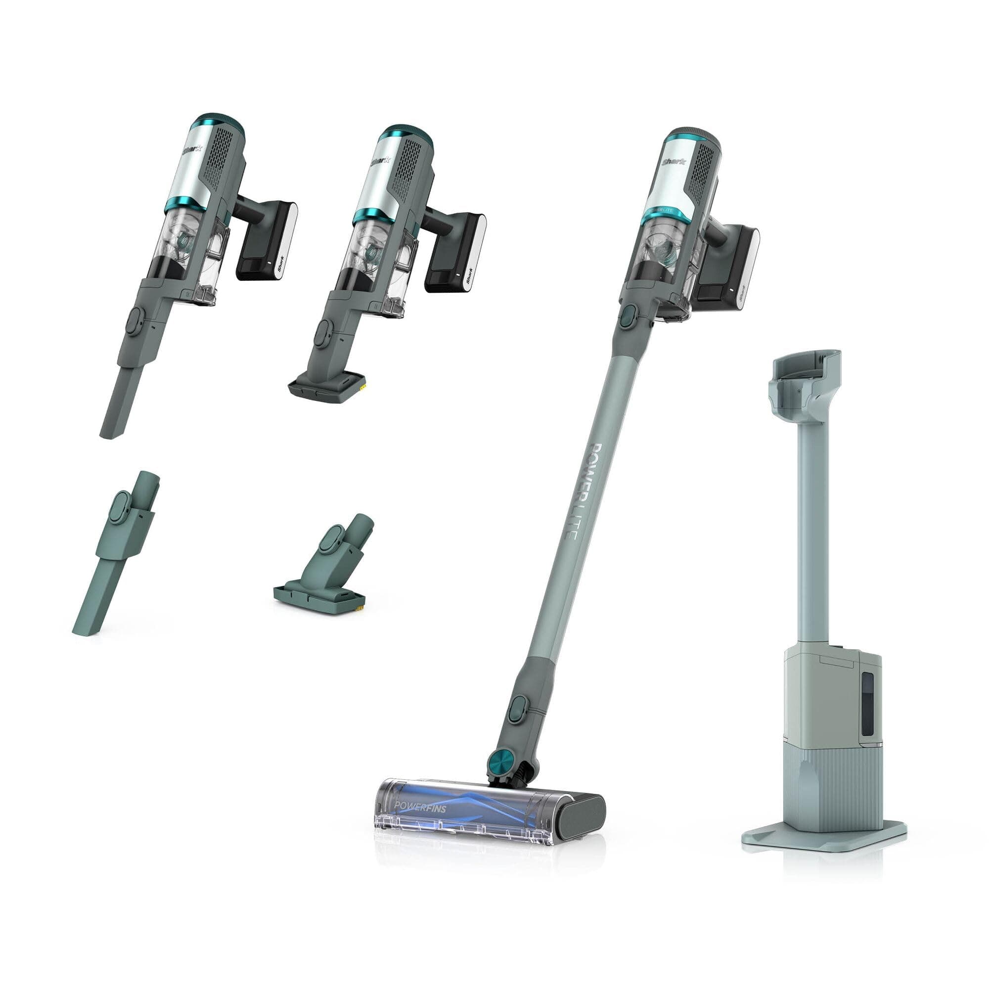 Shark PowerLite Clean & Empty spécial Poils d’Animaux, aspirateur Balai sans Fil avec Base à vidage Automatique, Nettoyage Multi-Surface léger, Filtration HEPA, Jusqu’à 40 Min d’autonomie – BU3623EUT