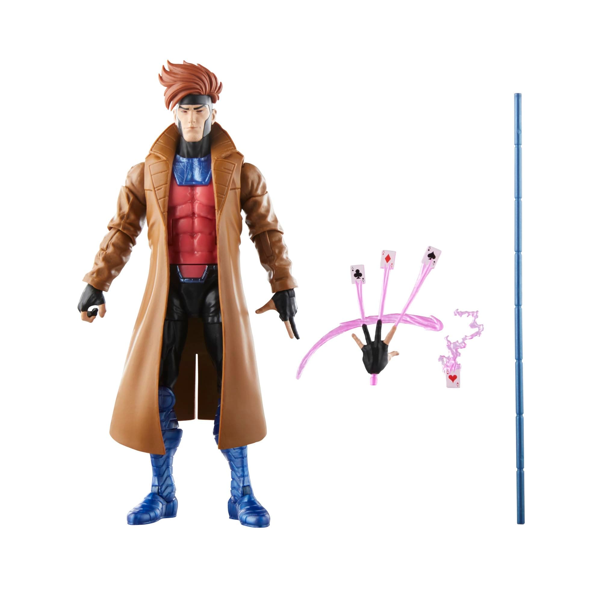 Hasbro Marvel Legends Series Gambit, X-Men '97 Marvel Legends Action-Figur (15 cm), Brown