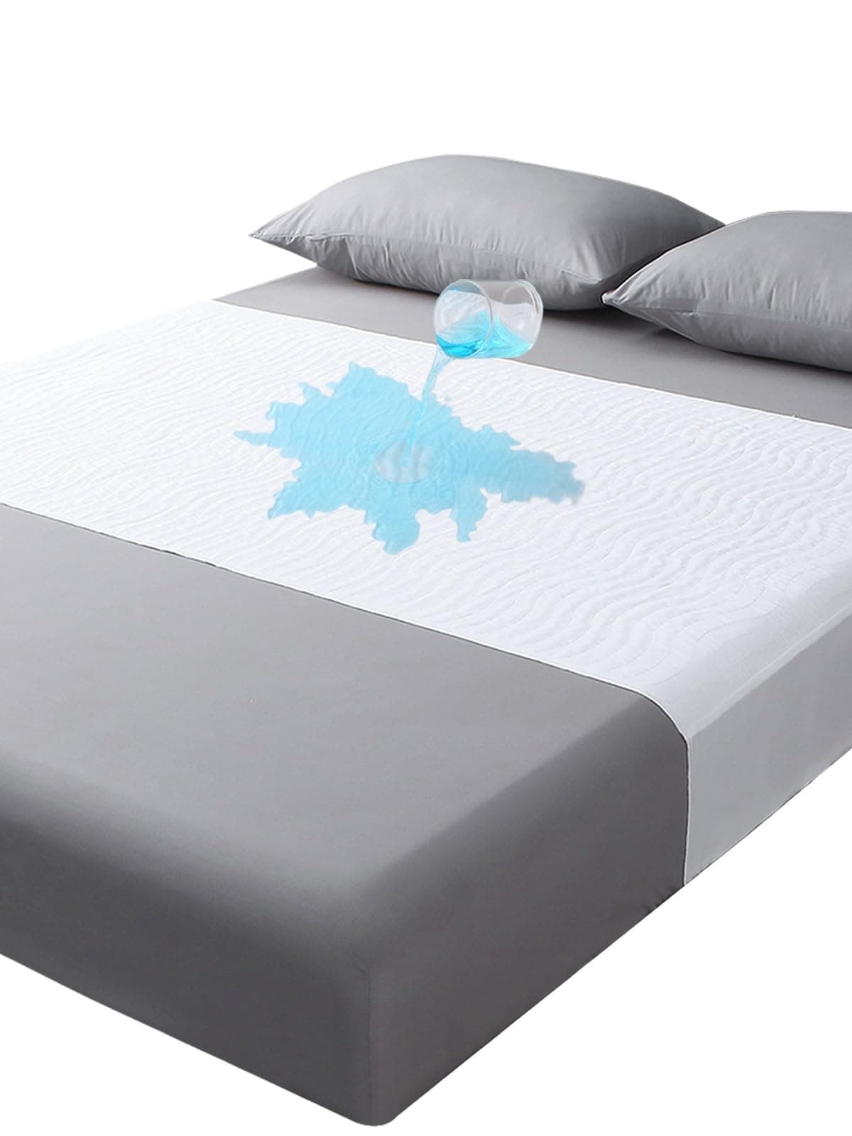 Empapadores Cama Adultos Lavables con Alas 50cm - 135x85cm (Pack 2) - Impermeable, Absorbente - Ideal para Adultos, Niños y Mayores, para Camas 135cm