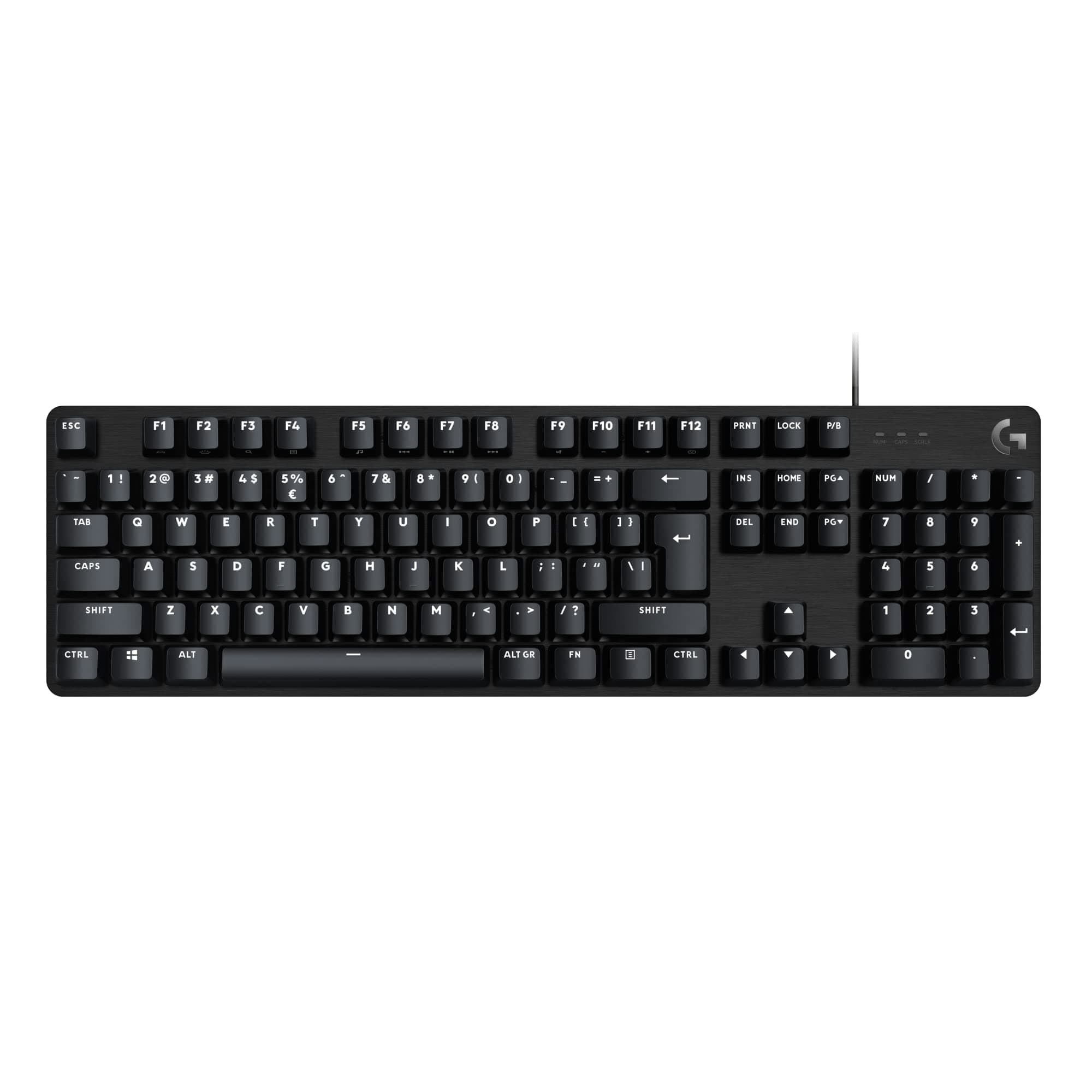 Logitech G G413 SE Tastiera Meccanica Gaming Full Size - Tastiera Retroilluminata con Switch Meccanici Tattili, Anti-Ghosting, Compatibile con Windows, macOS, Layout Italiano QWERTY - Alluminio Nero
