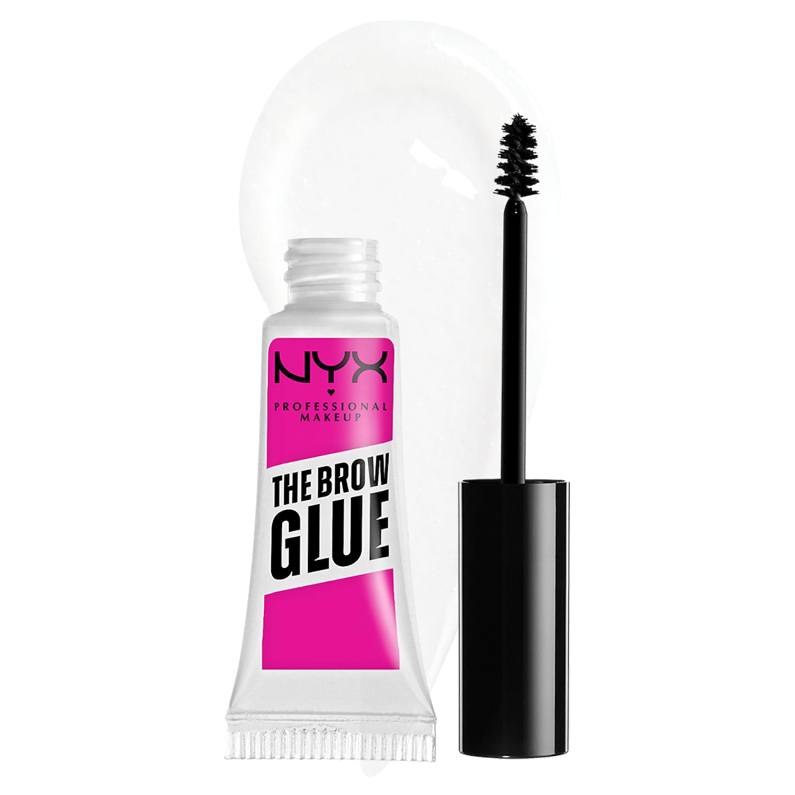NYX Professional Makeup The Brow Glue, Gel Trasparente per Sopracciglia Effetto Laminazione, Per Ciglia Scolpite dal Finish Naturale, Fino a 16 ore di Tenuta, 5 ml