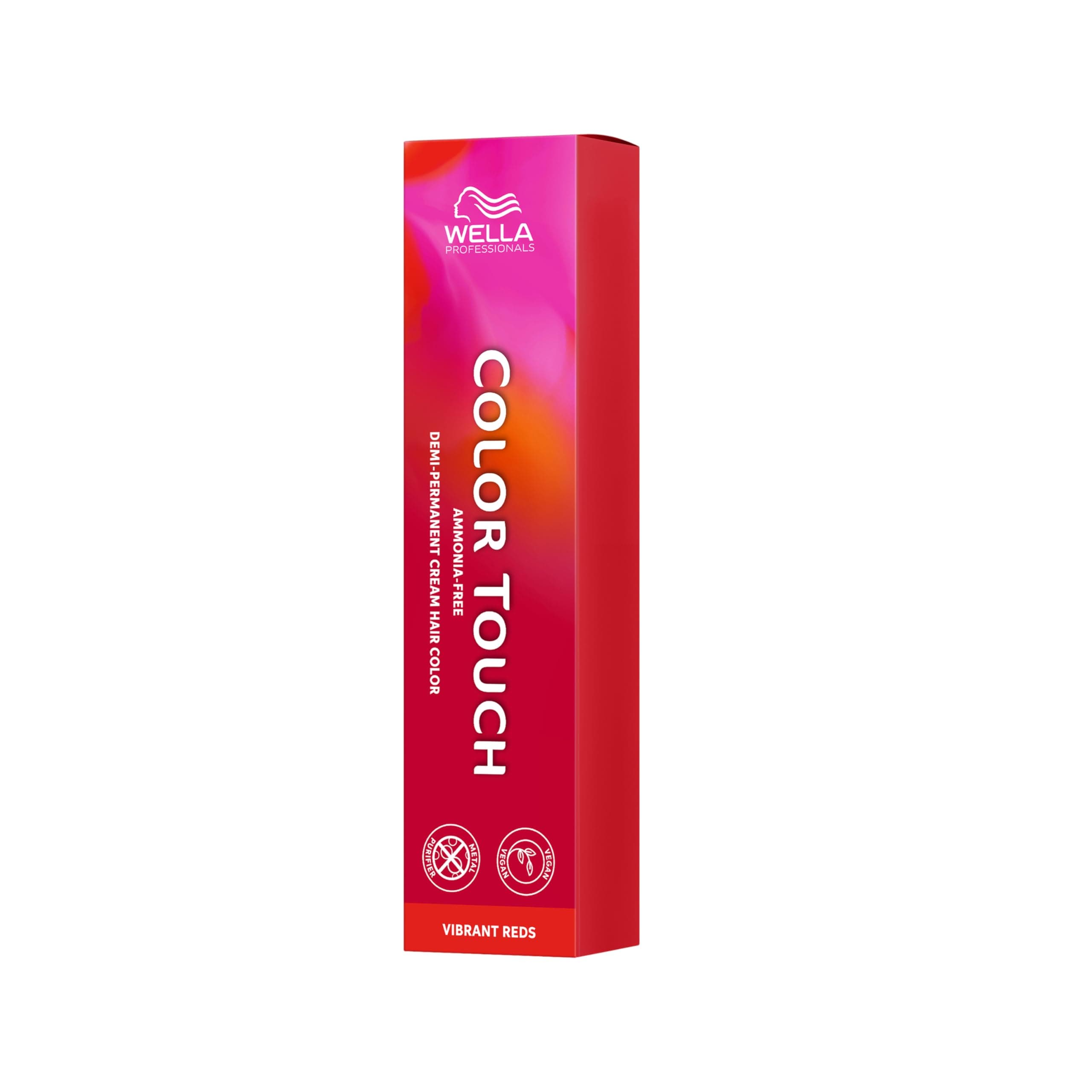 Wella Professionals Color Touch Vibrant Reds – Ammoniakfreie, vegane Intensivtönung mit Metal Purifier – für leuchtende, ausdrucksstarke Rottöne bis zu 28 Haarwäschen