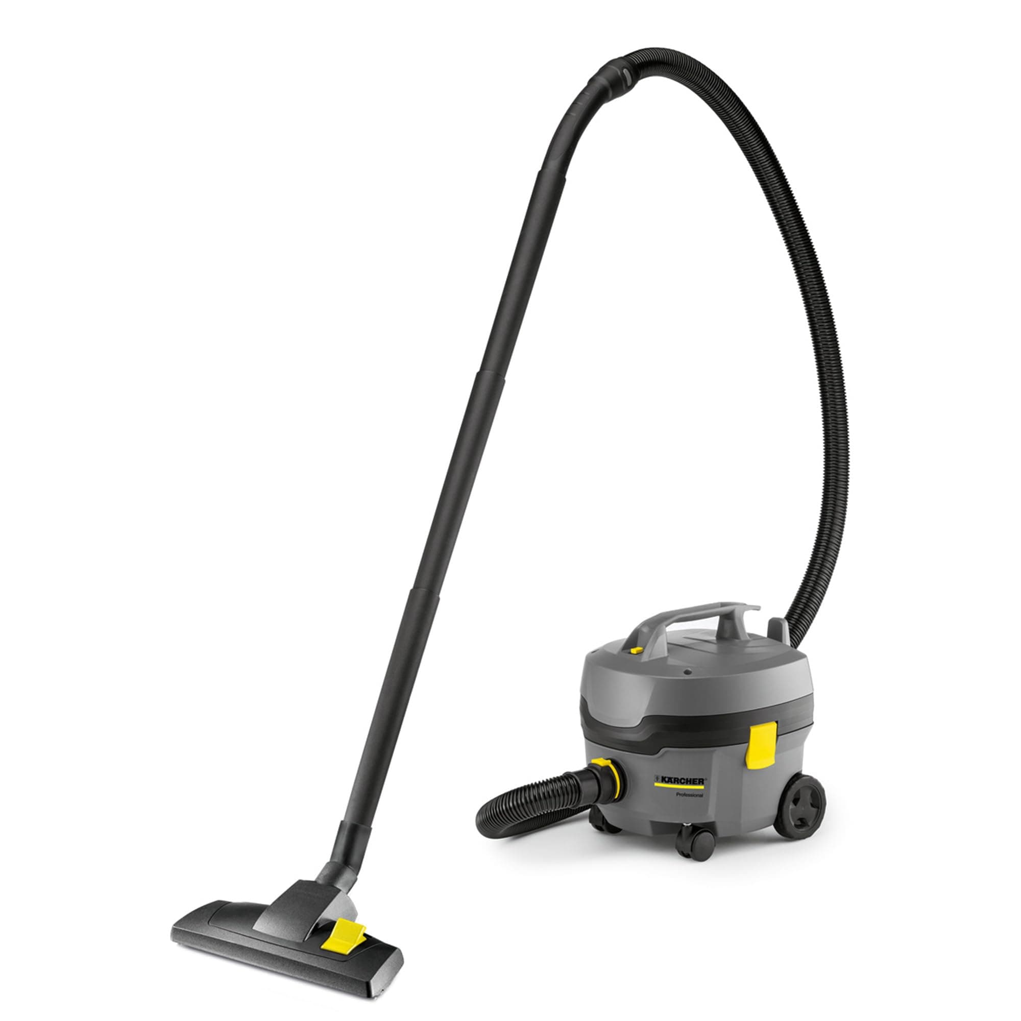 Karcher T 7/1 Classic Trockensauger, Vakuum: 23,5 kPa, Nennleistung: 850 Watt, Behälter: 7 Liter, Saugschlauch: 2 m, inkl. Kombi-Bodendüse, Vliesfiltertüte, Permanent-Hauptfilterkorb
