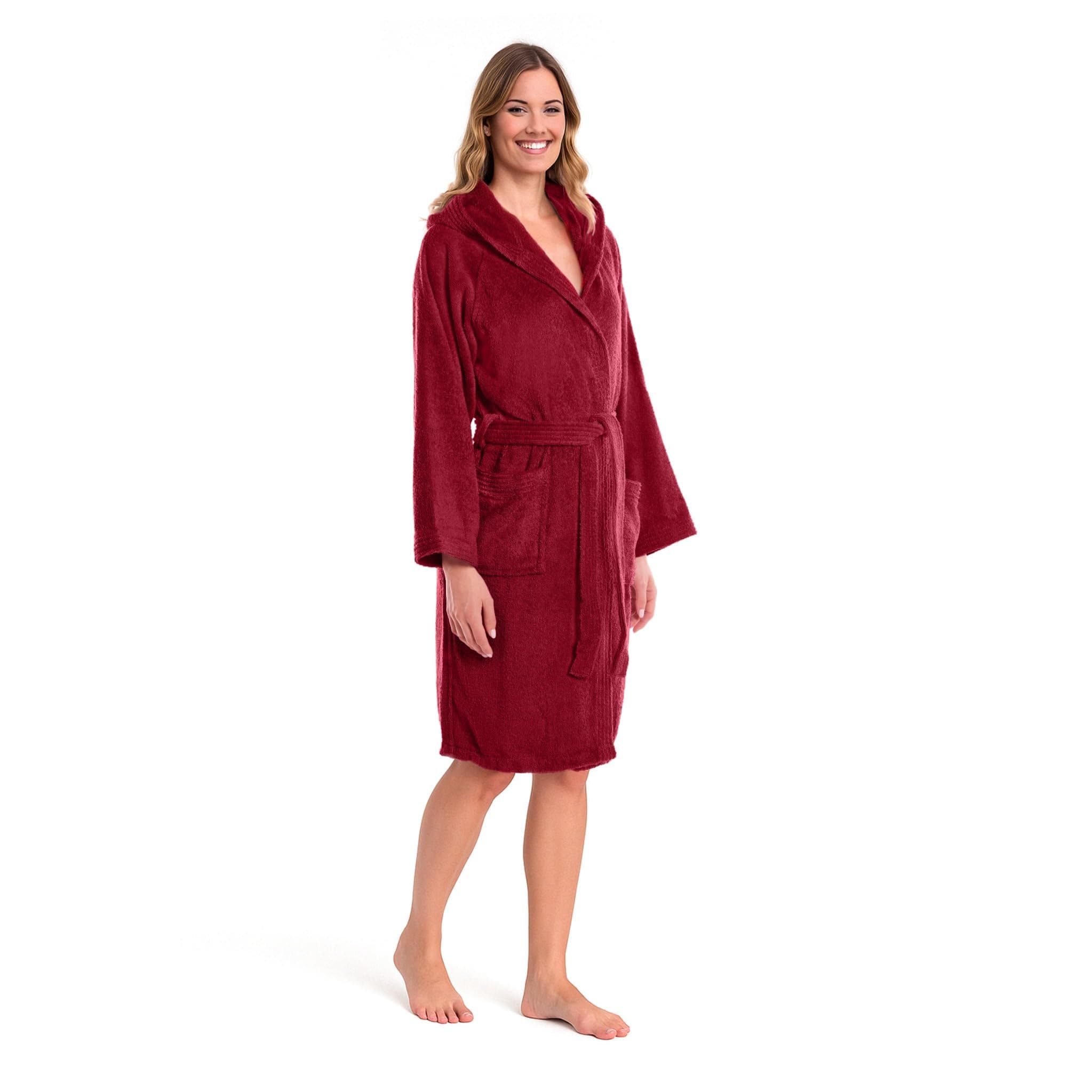 Caleffi - Accappatoio Uomo - Accappatoio Donna in Spugna di Cotone - Accappatoio Uomo Spugna Con Cappuccio - Accappatoio Piscina Palestra - Morbido e Assorbente, Asciugatura Rapida