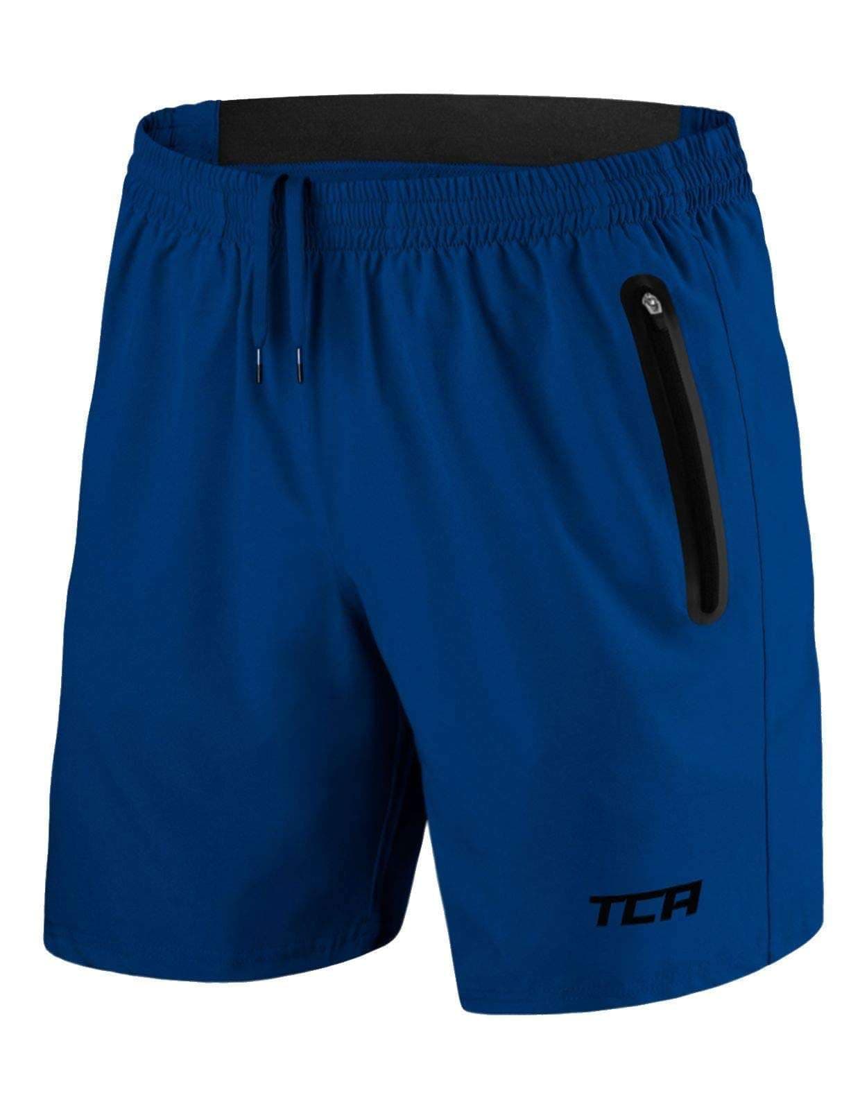 TCA Pantalones Cortos Hombre Deporte con Bolsillos de Cremallera - Pantalon Corto Deportivo Hombre Tecnología Elite Tech - Running Shorts Men Gym Correr Padel