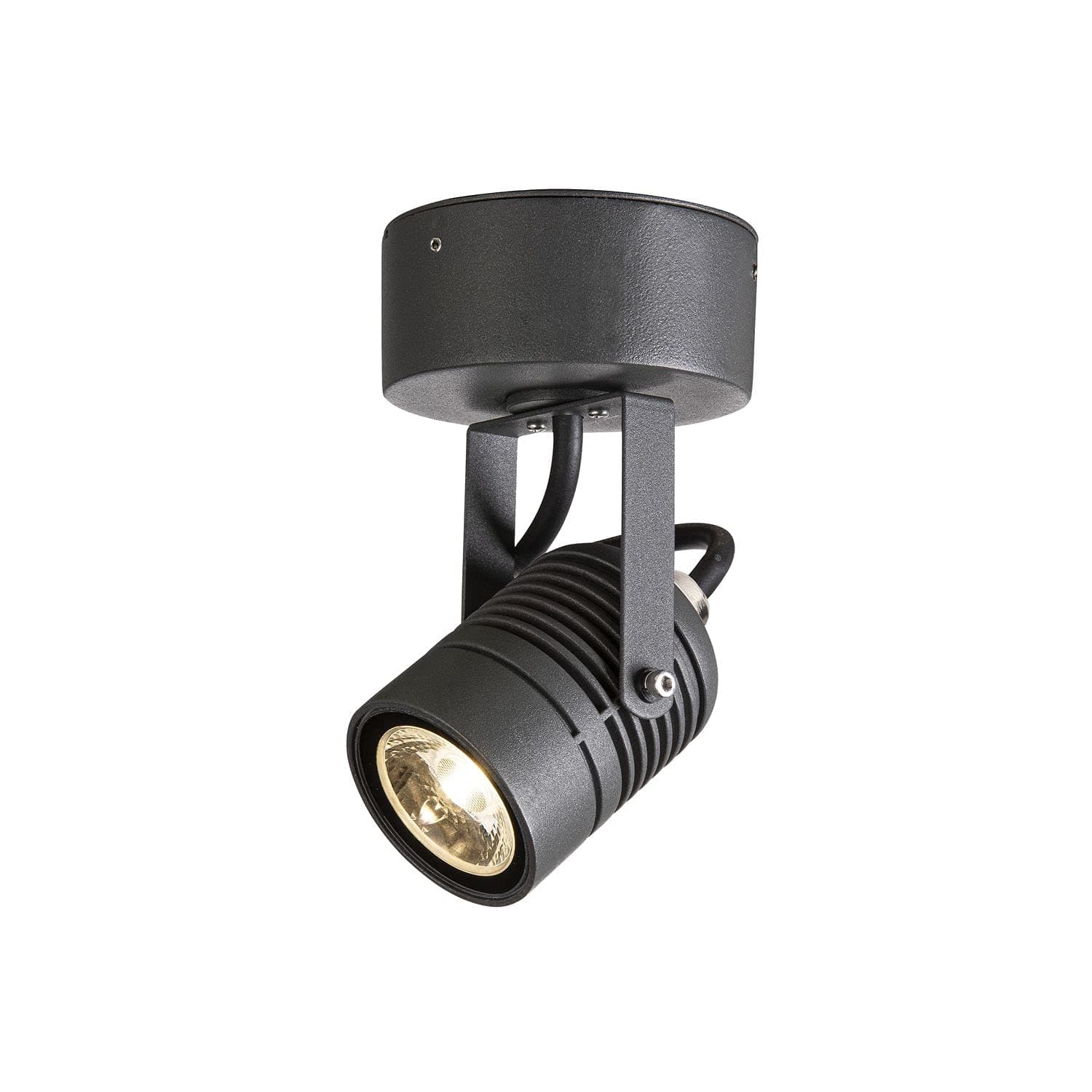 SLV 1004649 SPOT SP Applique murale pour mur, chemin, entrée, spot LED extérieur, lampe de jardin IP55 3000 K 6,0 W 400 lm Anthracite