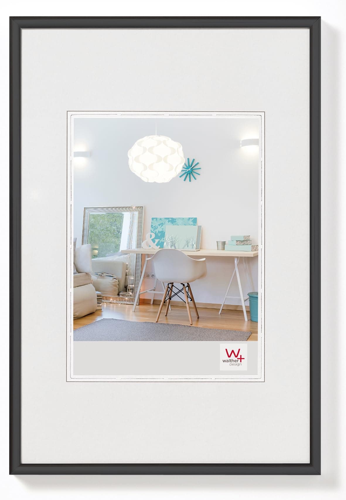 walther design Cornice Nera 24 x 30 cm New Lifestyle Cornice in plastica KV430B
