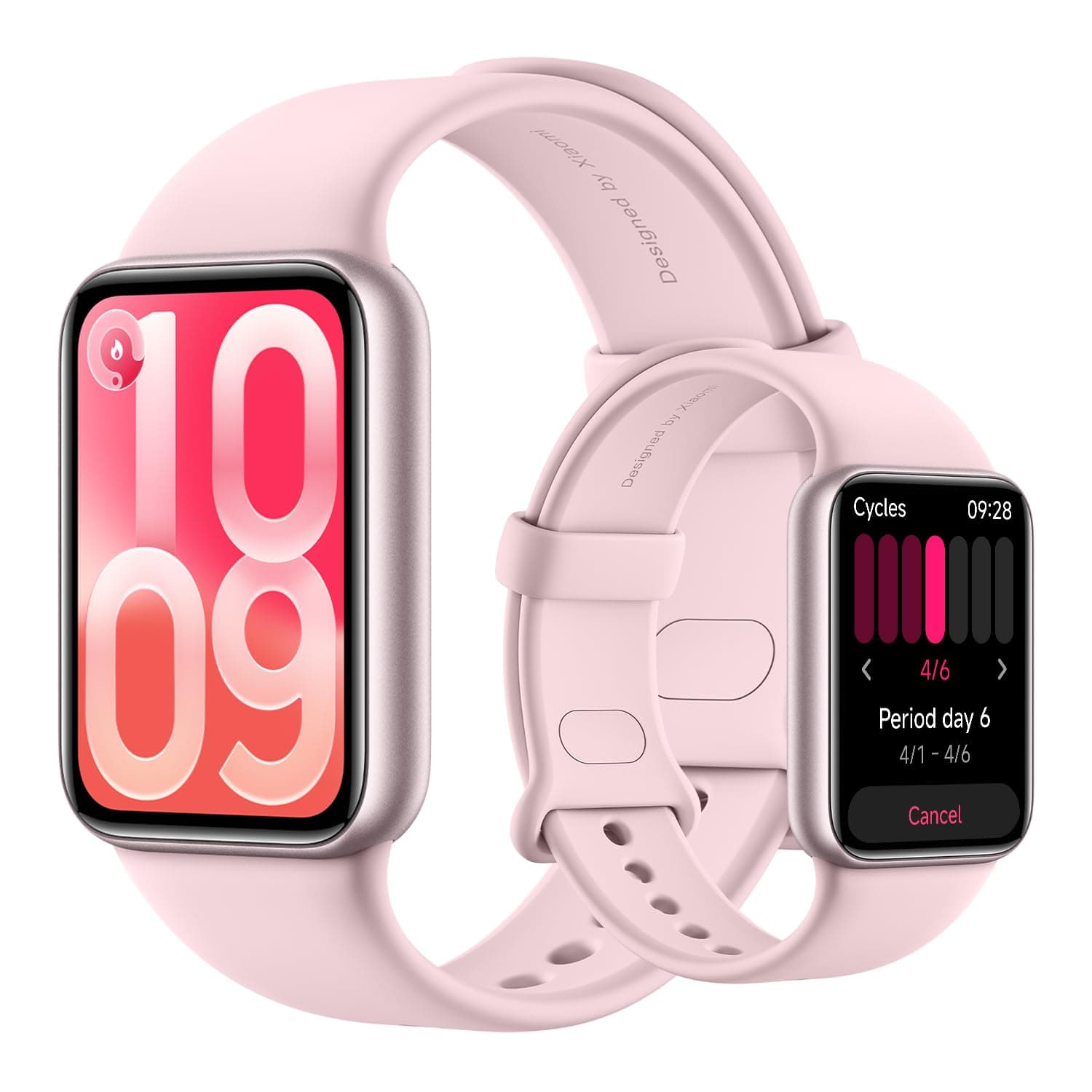 XIAOMI Smart Band 10 Pro, Rastreador Fitness Estilo Reloj Unisex, Pantalla AMOLED 1.74", algoritmo sueño Mejorado, 21 días de batería, Android e iOS, 150+ Modos, GNSS, 5ATM, Rosa