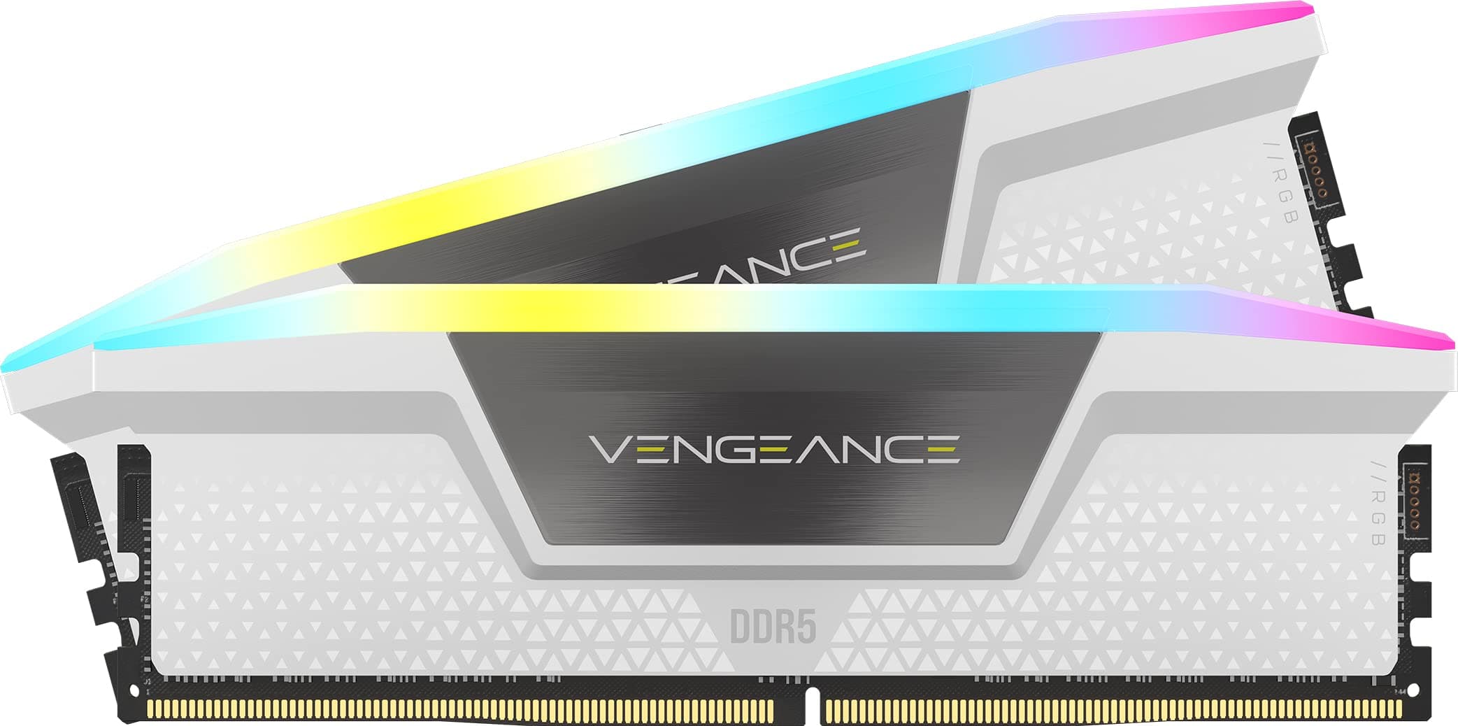 Corsair Vengeance RGB DDR5 6000MHz PC5-48000 32GB 2x16GB CL36 Blanca