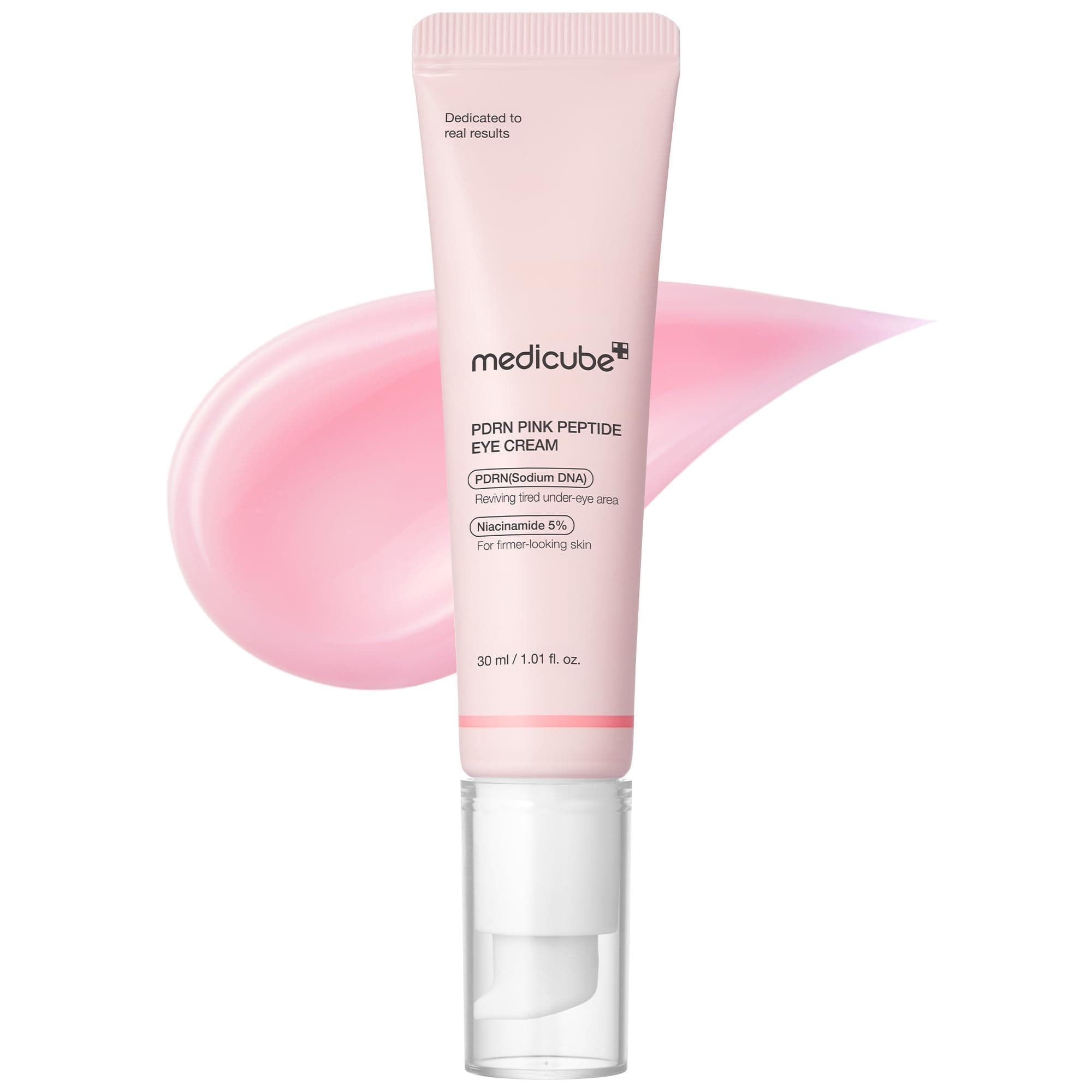 Medicube Salmon DNA PDRN Pink Peptide Eye Serum 1.01 fl.oz – Sérum yeux avec Niacinamide & Rétinol pur – Pour rides fines & teint irrégulier