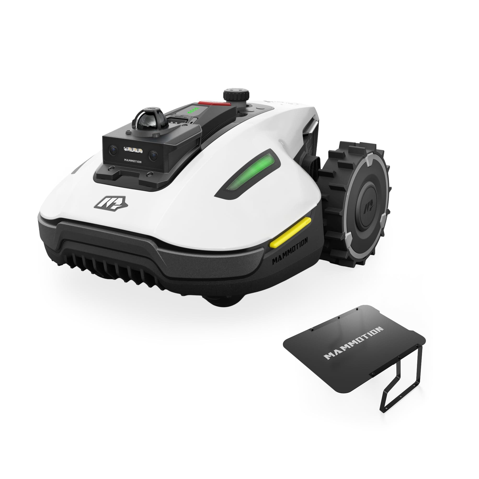 MAMMOTION YUKA Mini 2 800 LiDAR Robot Tondeuse sans Fil Périmétrique – Jusqu’à 800 m², Navigation 360° LiDAR + caméra avec Pilotage par IA, détection de Plus de 300 Obstacles, DropMow, pentes de 45%