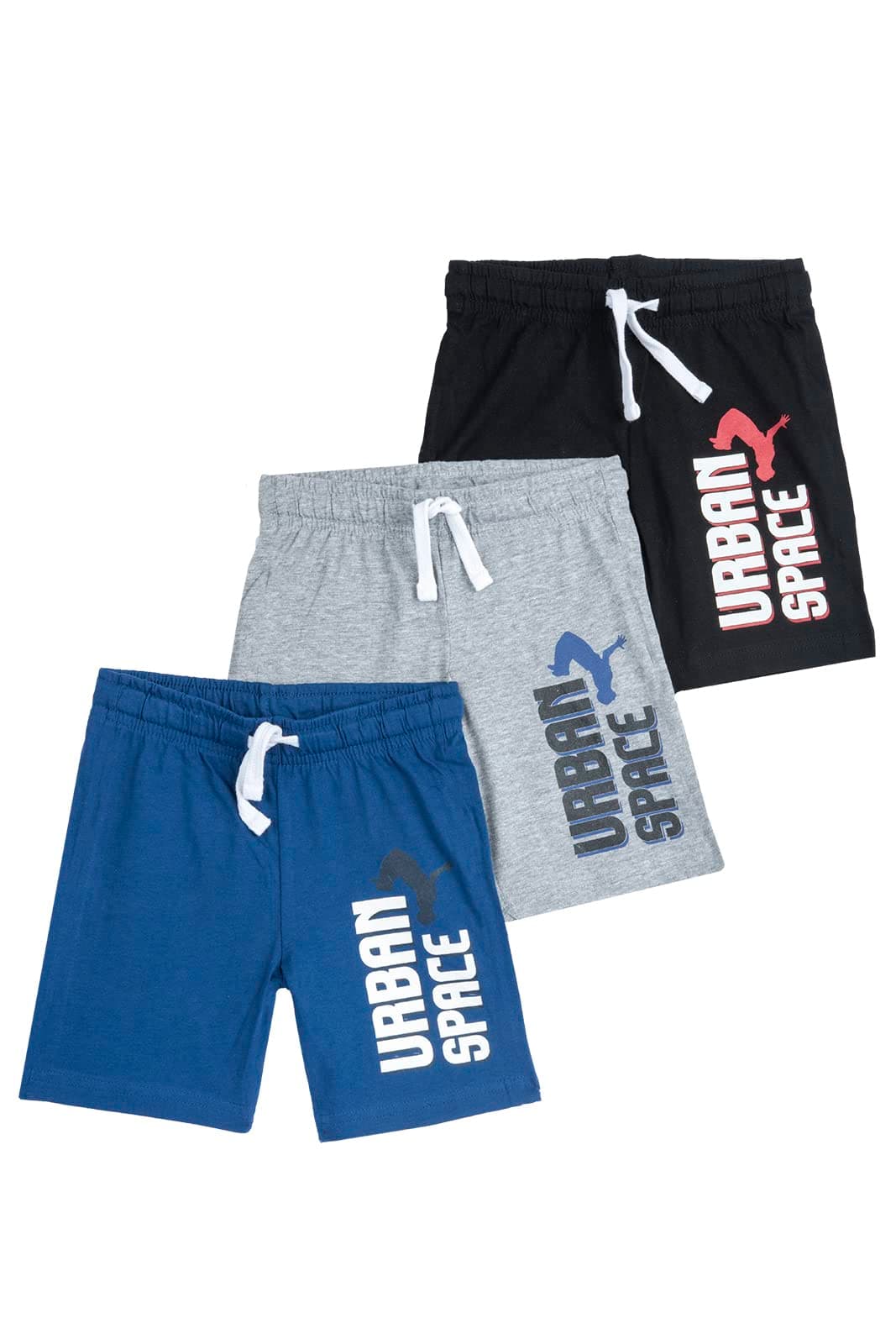 Chicco, Pantaloncini Bambino, Set di 3 Bermuda Comodi e Pratici, in Morbido Tessuto, con Vita Elasticizzata, Ideali per la Primavera e L'Estate, Abbigliamento Bambini e Ragazzi