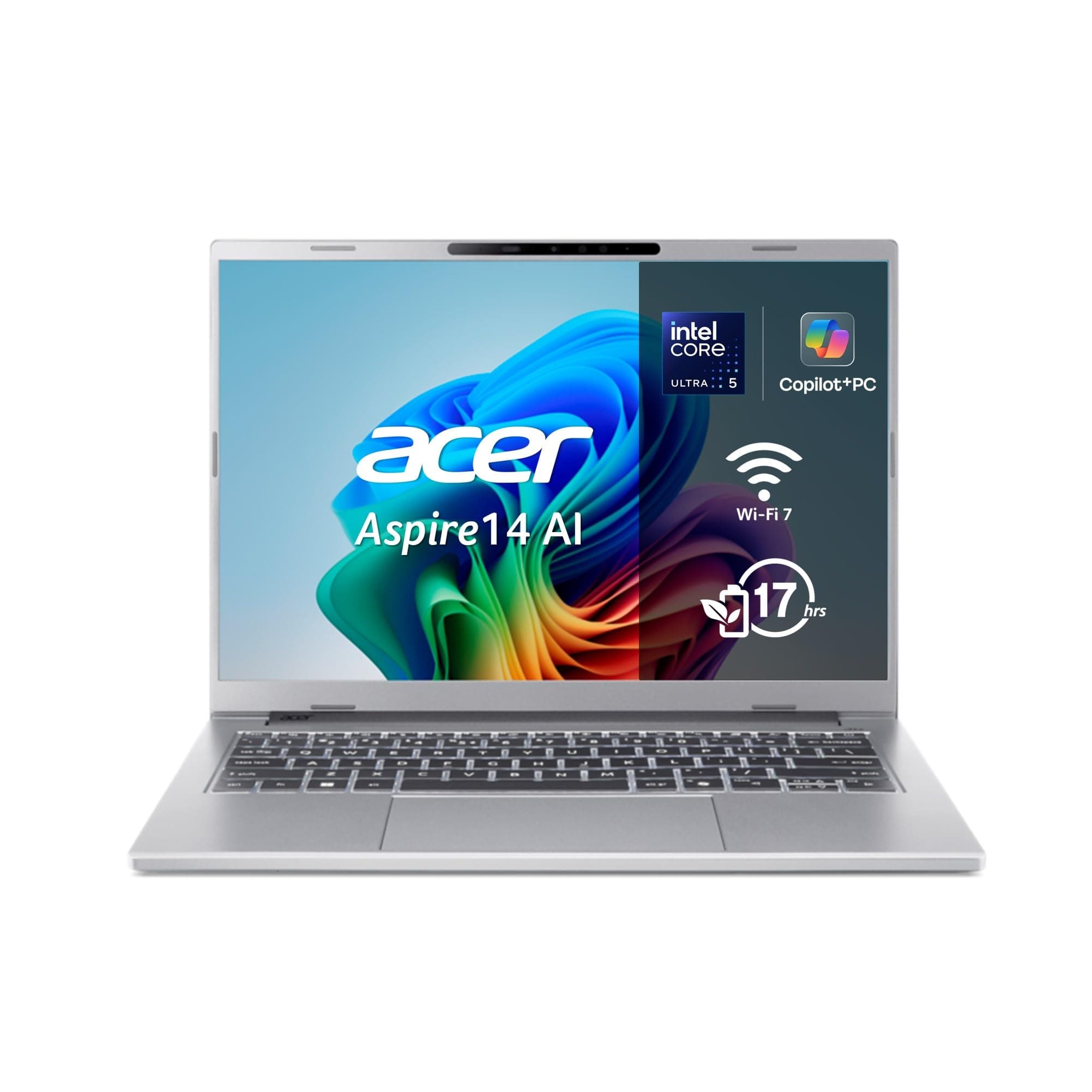 Acer Aspire 14 AI Copilot+ PC, Portátil 14", Core Ultra 5,16GB RAM, 512GB SSD