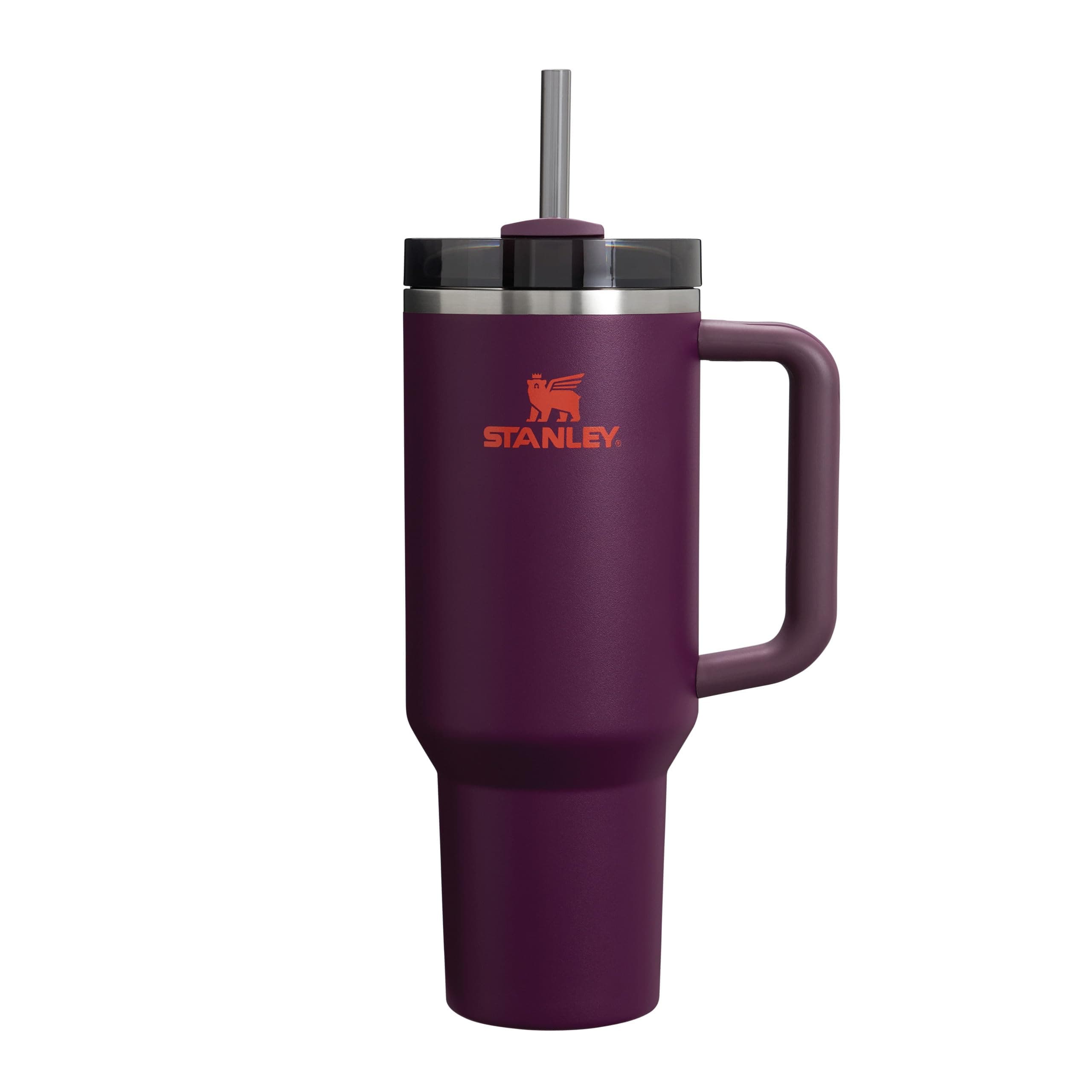 STANLEY 1913 Quencher H2.0 FlowState Mug Isotherme avec Paille 1.2L - Froid Pendant 11 Heures - Glacé Pendant 48 Heures - Thermos Lavable au Lave-Vaisselle - Gourde Inox Sans BPA - Plum