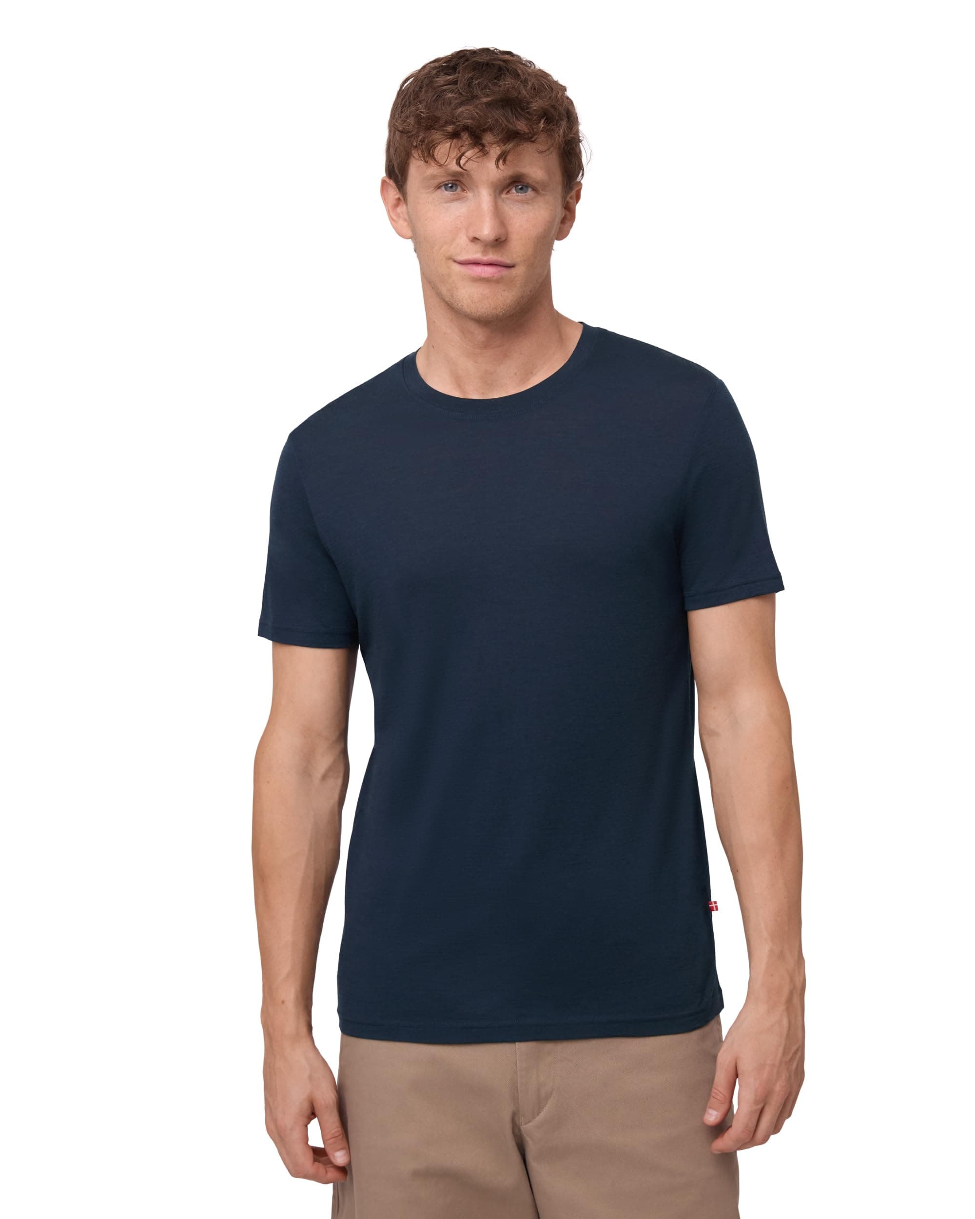 DANISH ENDURANCE Camisetas Térmicas Hombre 100% Lana Merino, Suave y Transpirable, Ropa Térmica Hombre Pack de 1 o 2