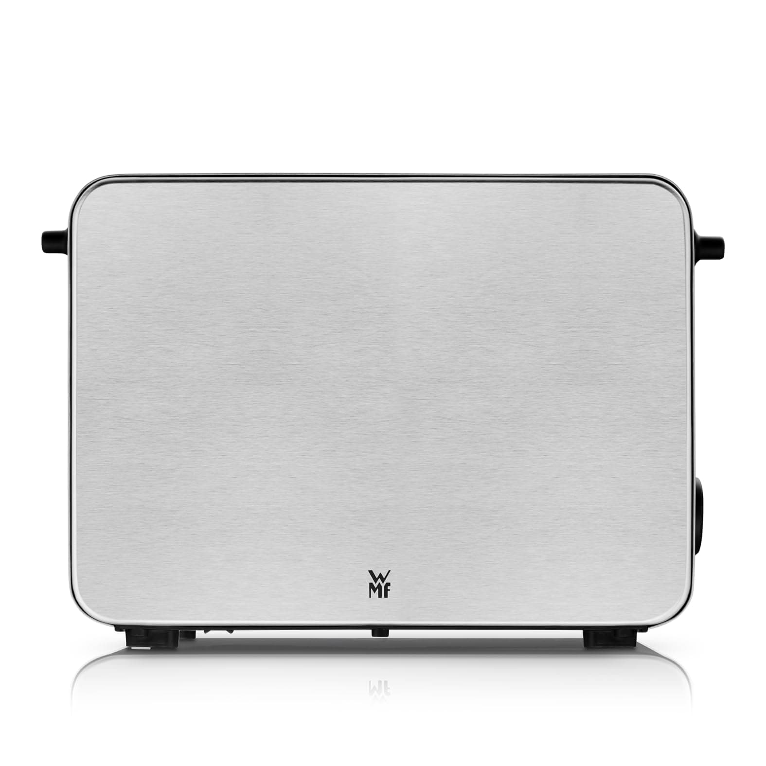 WMF Stelio Toaster 2 Scheiben Edelstahl, Doppelschlitz Toaster mit Brötchenaufsatz, Bagel-Funktion, 7 Bräunungsstufen, 900 W, edelstahl matt