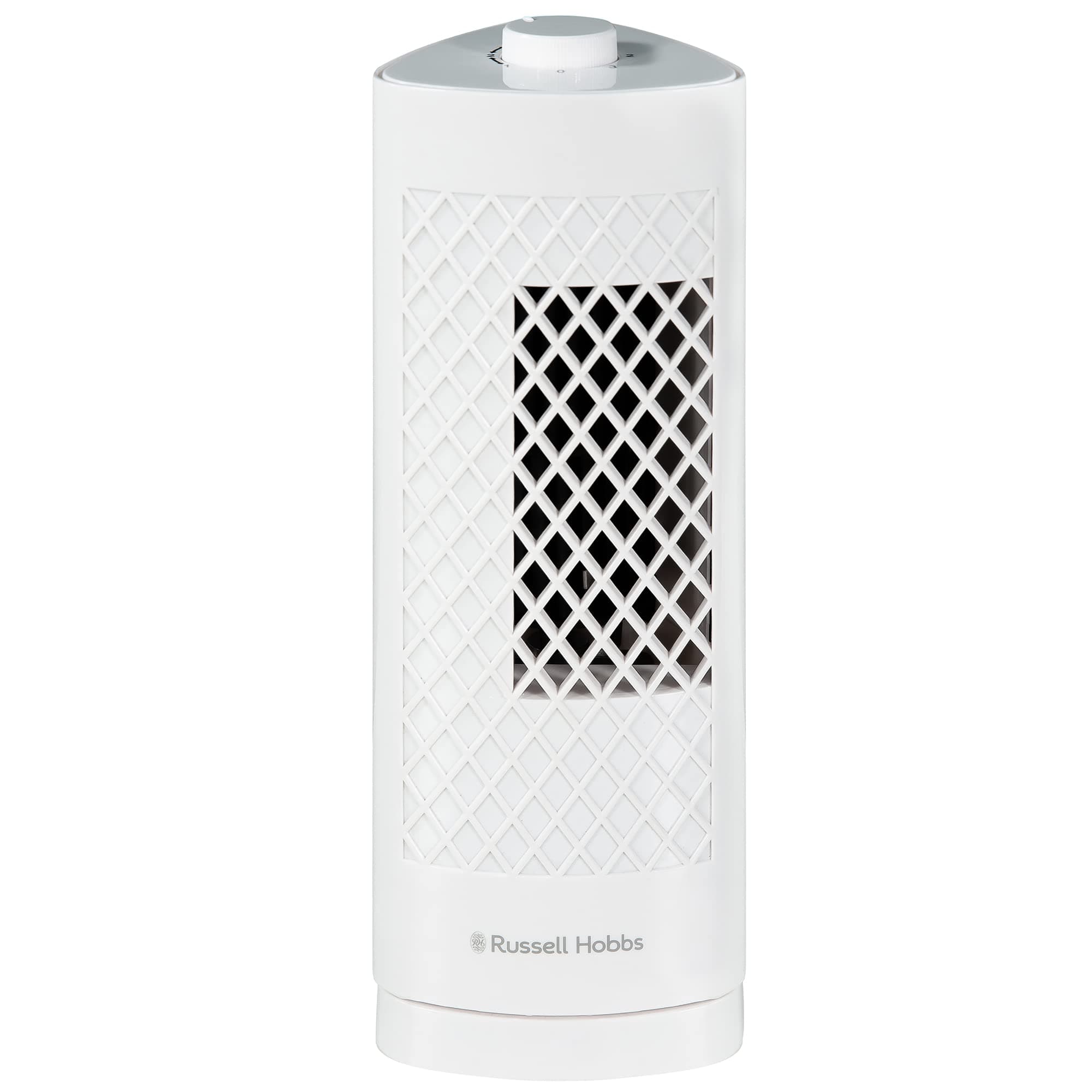 Russell Hobbs Rhtf1321 Mini Ventilateur Tour Portable Léger De 33 Cm, 3 Vitesses, Oscillation À 75°, Flux D'Air Puissant, Fonctionnement Silencieux