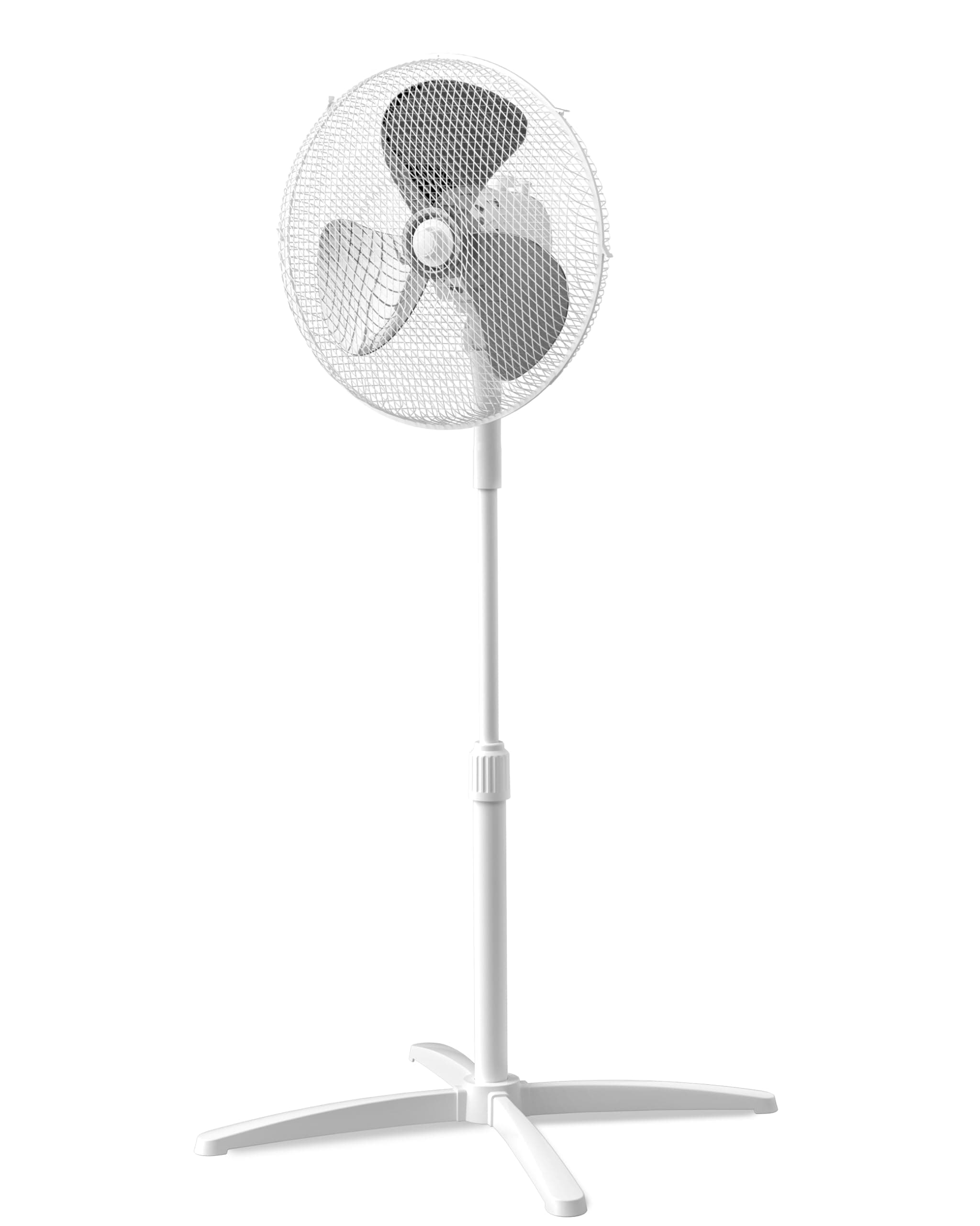 COMFEE' CFS40PW00A2 40W Ventilatore a Piantana, 3 Velocità Regolabili, Oscillazione 90°, Altezza Regolabile, Flusso d'Aria Potente e Funzionamento Silenzioso, Ideale per Casa e Ufficio, Bianco