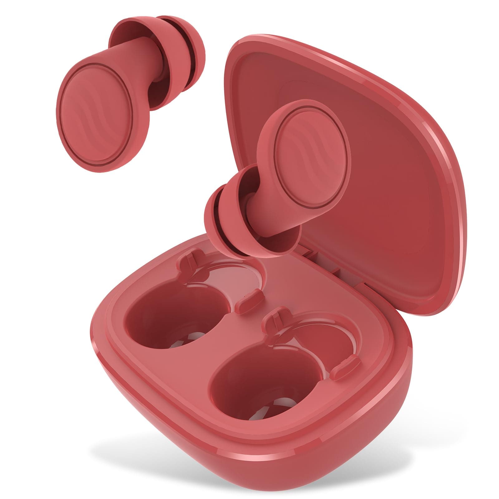 Tapones oidos ruido dormir, tapones oidos cancelacion de ruido Reutilizables con 7 pares de almohadillas de silicona, tapones para dormir para estudiar, concentrarse, viajar y asistir negro