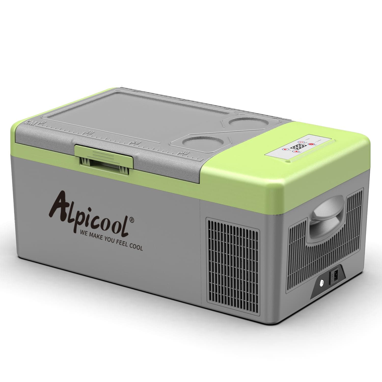 Alpicool Y16T 15L Mini Nevera de Coche portátil Eléctrica 12/24V CC Refrigerador de Coche para Hogar Aire Libre Camping, Viajes, Automóvil Enfriamiento de -20ºC a +20ºC