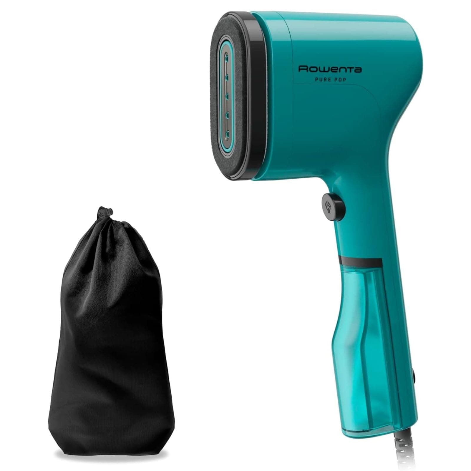 Rowenta Pure Pop, Ferro da Stiro Verticale, Verde, DR2024 | con Sistema Reversibile, Riscaldamento Rapido, Stira e Igienizza i Capi, Design Portatile, 1300W