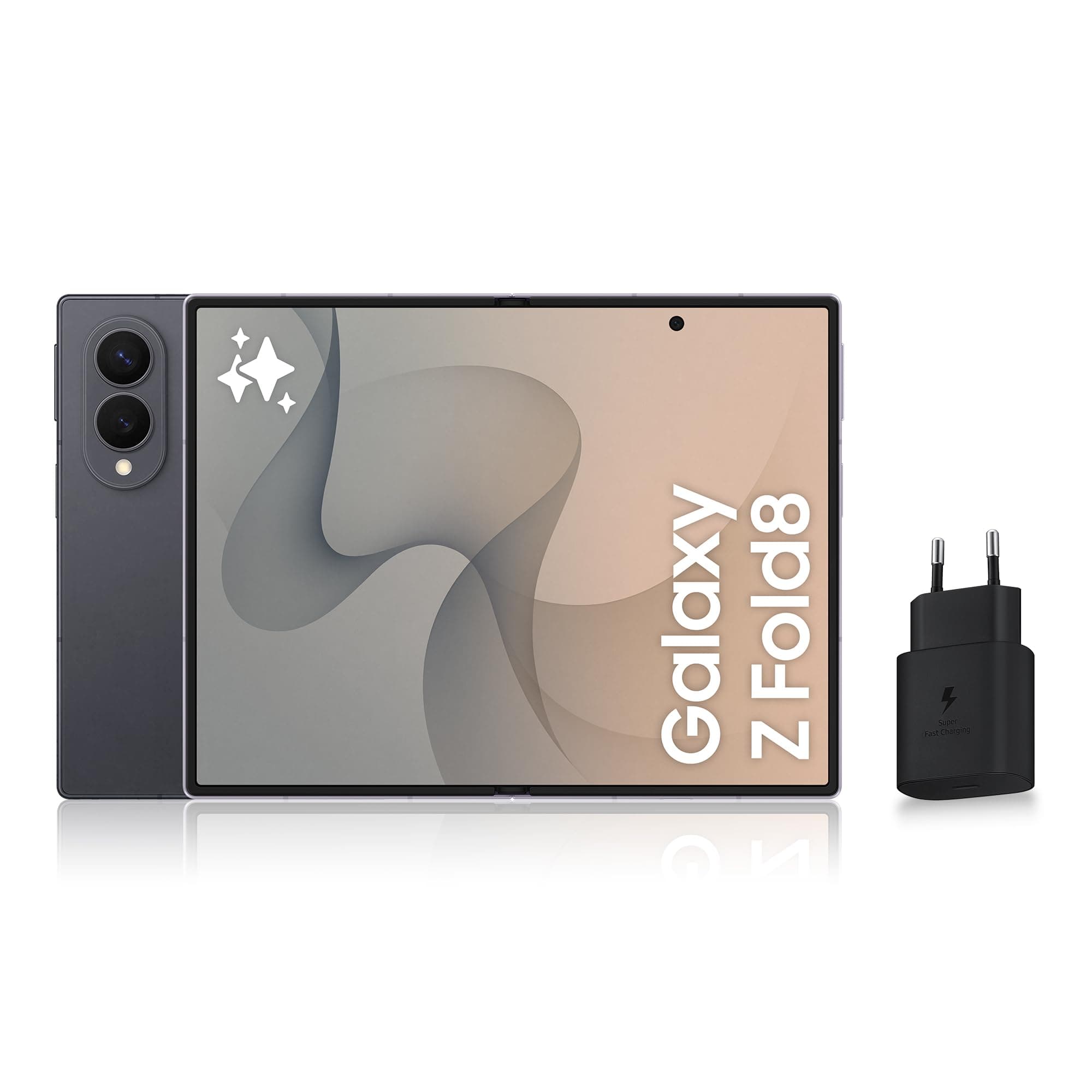 Samsung Galaxy Z Fold8, Smartphone Pliable 5G, 256 Go, Graphite, Version FR | Téléphone Portable Android avec Galaxy AI, Écran Adapté aux Contenus Multimédias, Double Capteur 50 MP, Batterie 4800 mAh