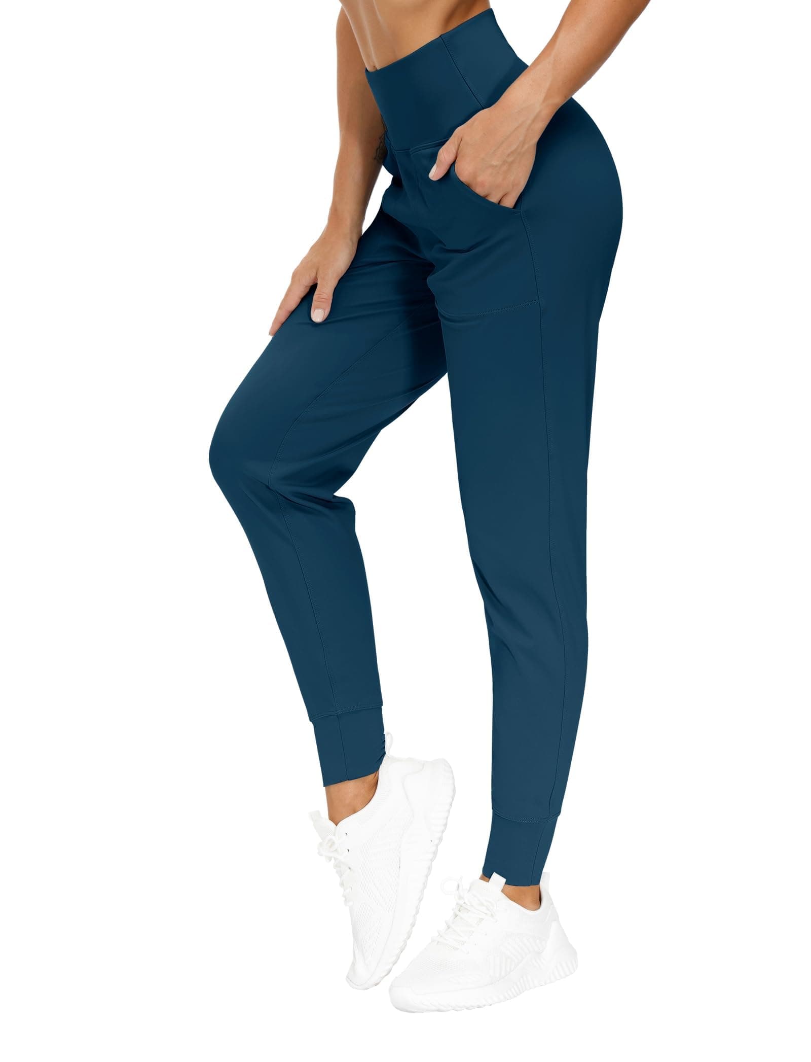 The Gym People Pantalon de Jogging léger pour Femme, Legging athlétique fuselé pour l'entraînement, Le Yoga, la Course à Pied
