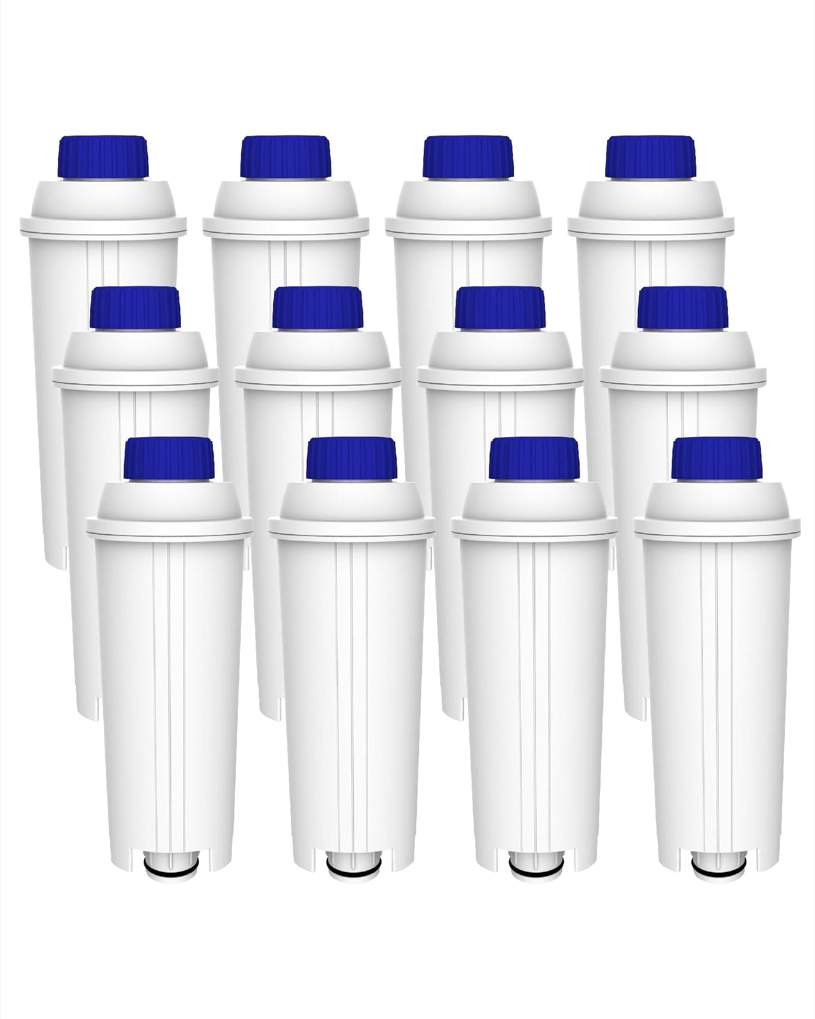 Waterdrop Filterkartuschen, Ersatz für De'Longhi® Wasserfilter DLSC002, Kompatibel mit De'Longhi® Magnifica® S, Eletta® Explorer, Dinamica® und ECAM-Serie, Kaffeeautomat und Espressomaschine (12)