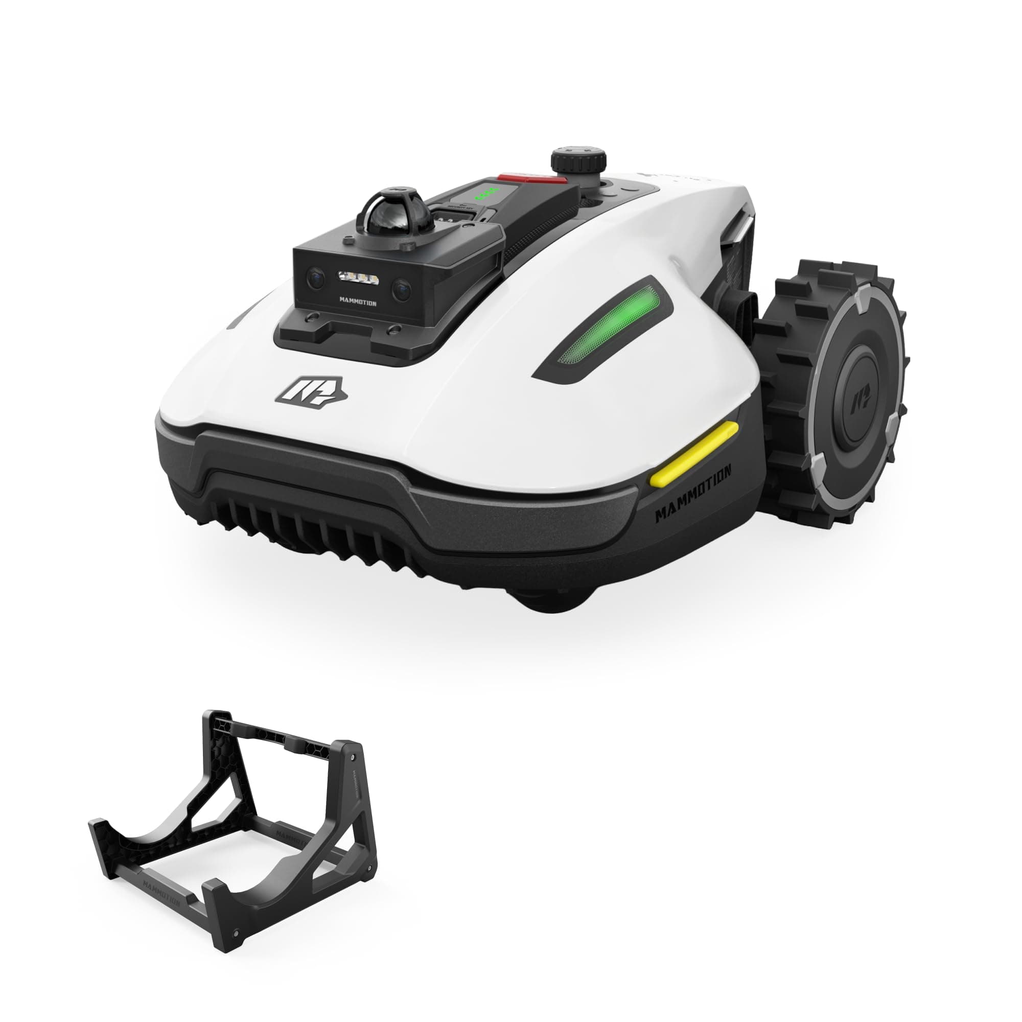 MAMMOTION YUKA Mini 2 1000 Robot Tondeuse sans Fil Périmétrique – Jusqu’à 1000 m², Navigation 360° LiDAR + caméra avec Pilotage par IA, détection de Plus de 300 Obstacles, DropMow, pentes de 45%