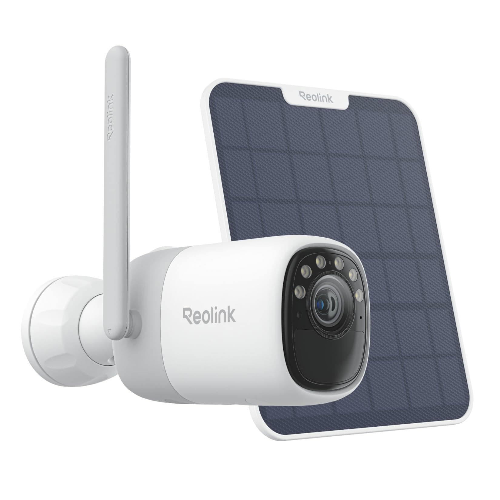Reolink Altas, 2K Cámaras de Vigilancia Exterior Solar con Batería de 20,000 mAh, Pre-Grabación, Visión Nocturna ColorX, 2,4/5GHz WiFi 6, Detección de Personas/Vehículos/Animales con IA