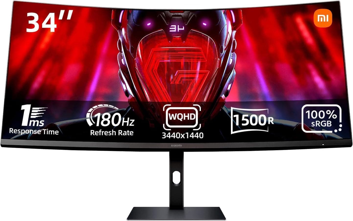 XIAOMI Ecran PC Curved Gaming Monitor G34WQi Noir